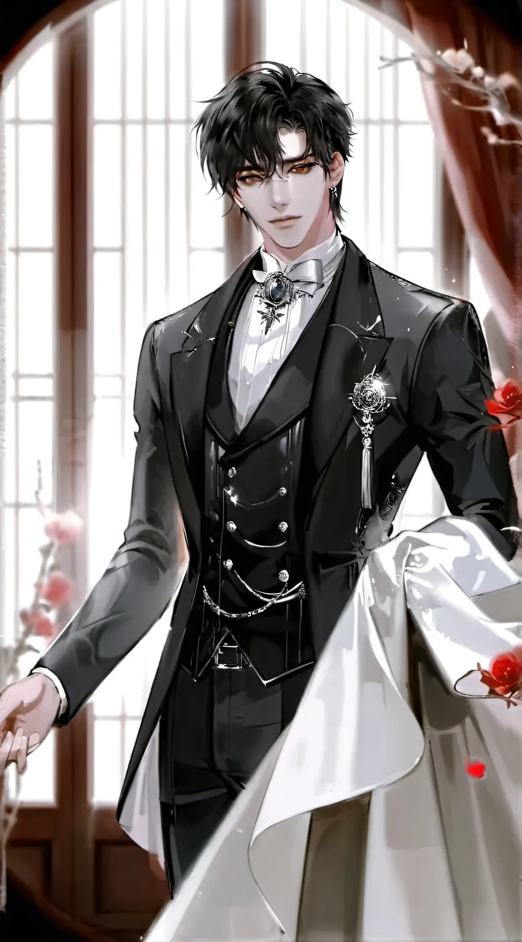 ai character: Kim Taehyung  background