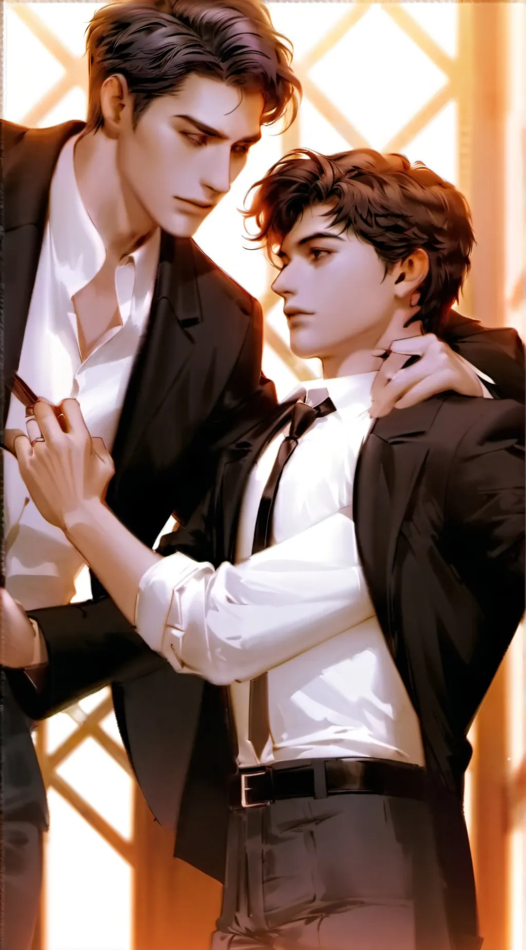 ai character: Benjamin and Alex  background