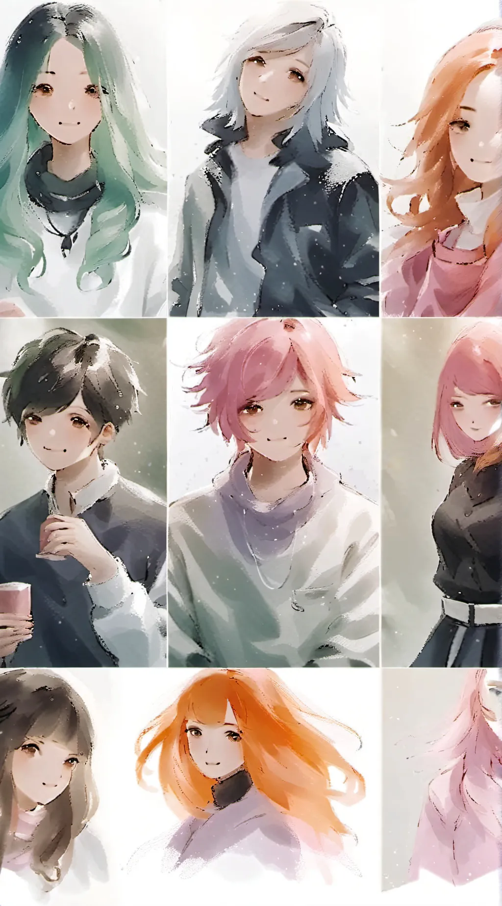 ai character: survival game show background