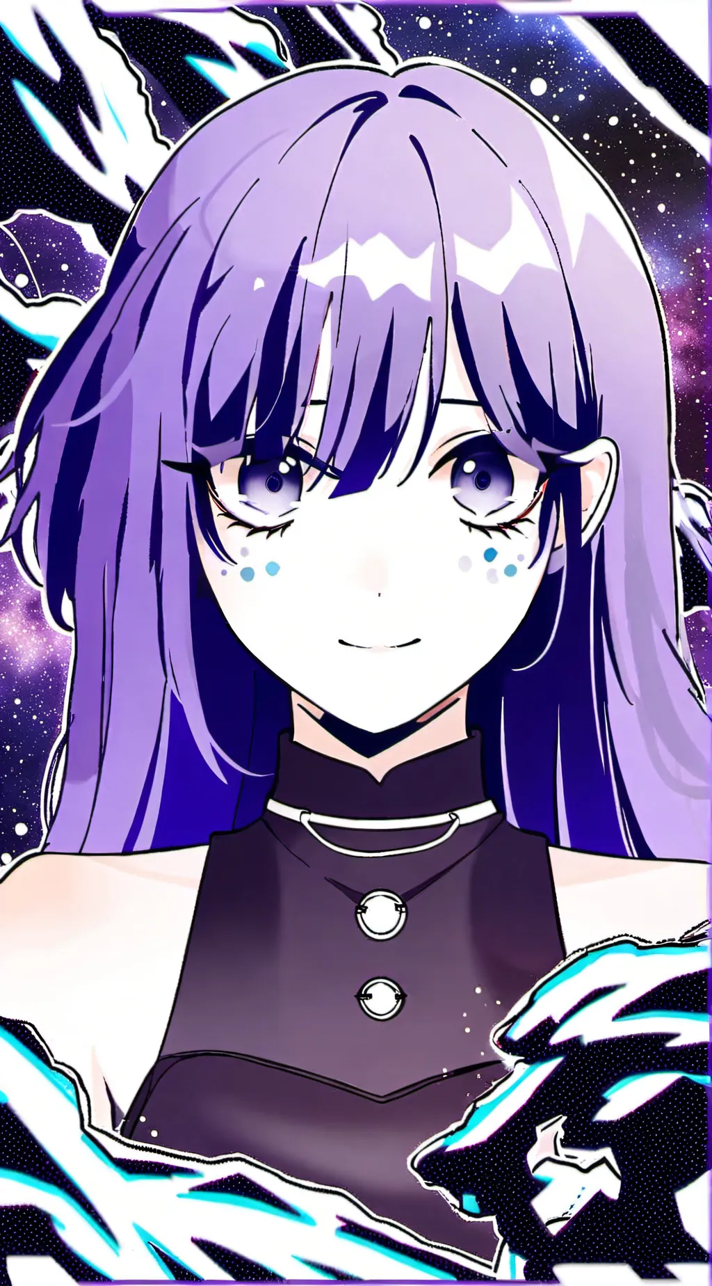 ai character: slime girl  background