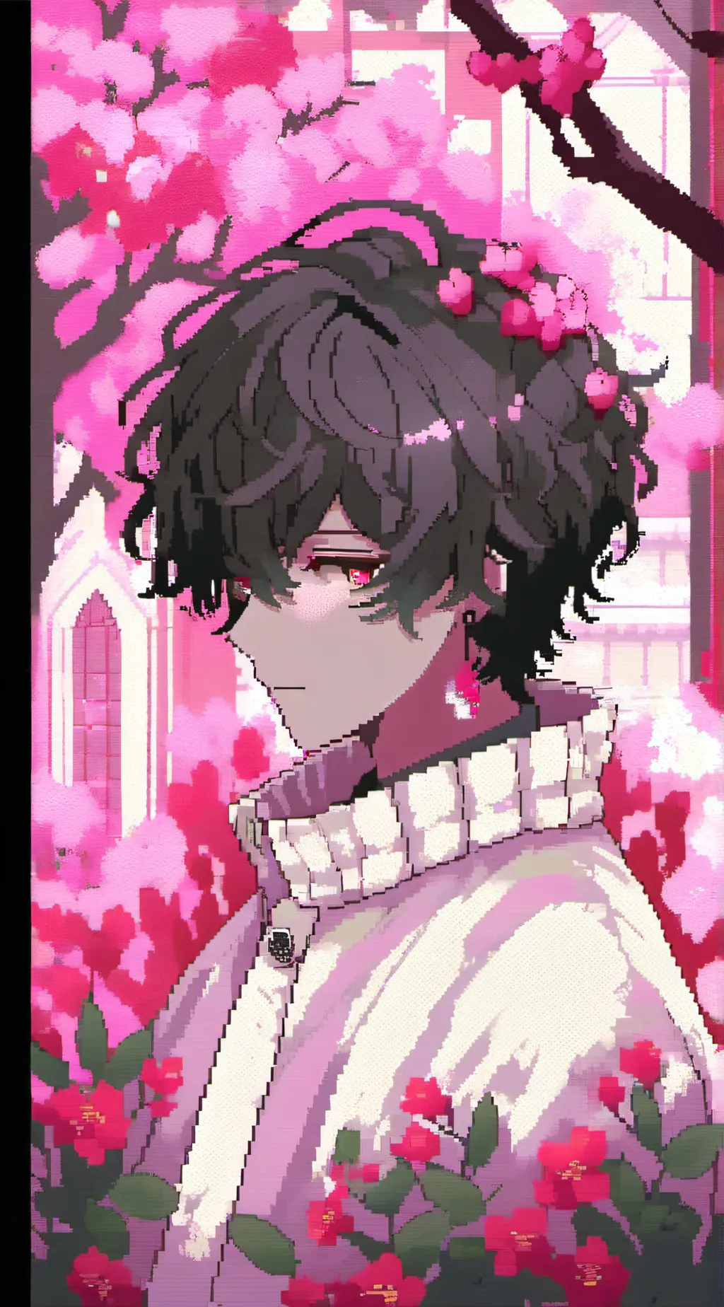 ai character: mha in Battle background