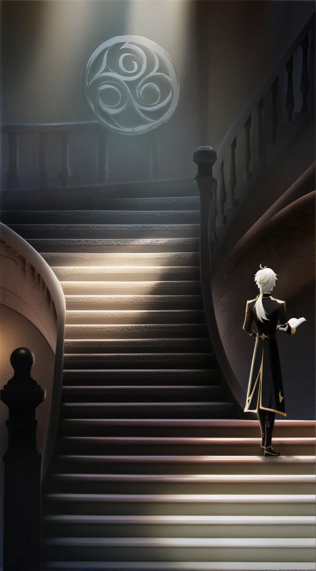 ai character: Sebastian  background