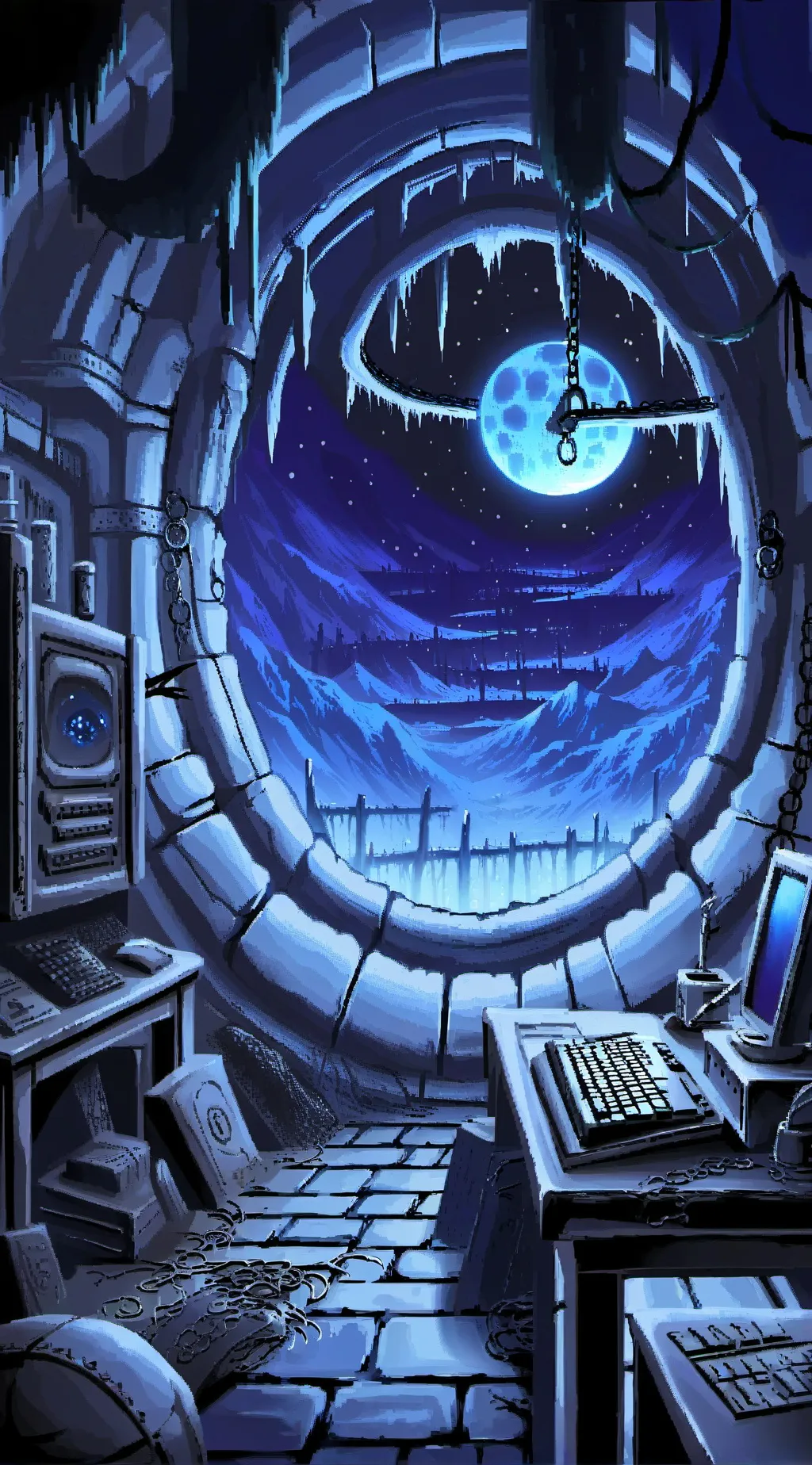 ai character: Computer background