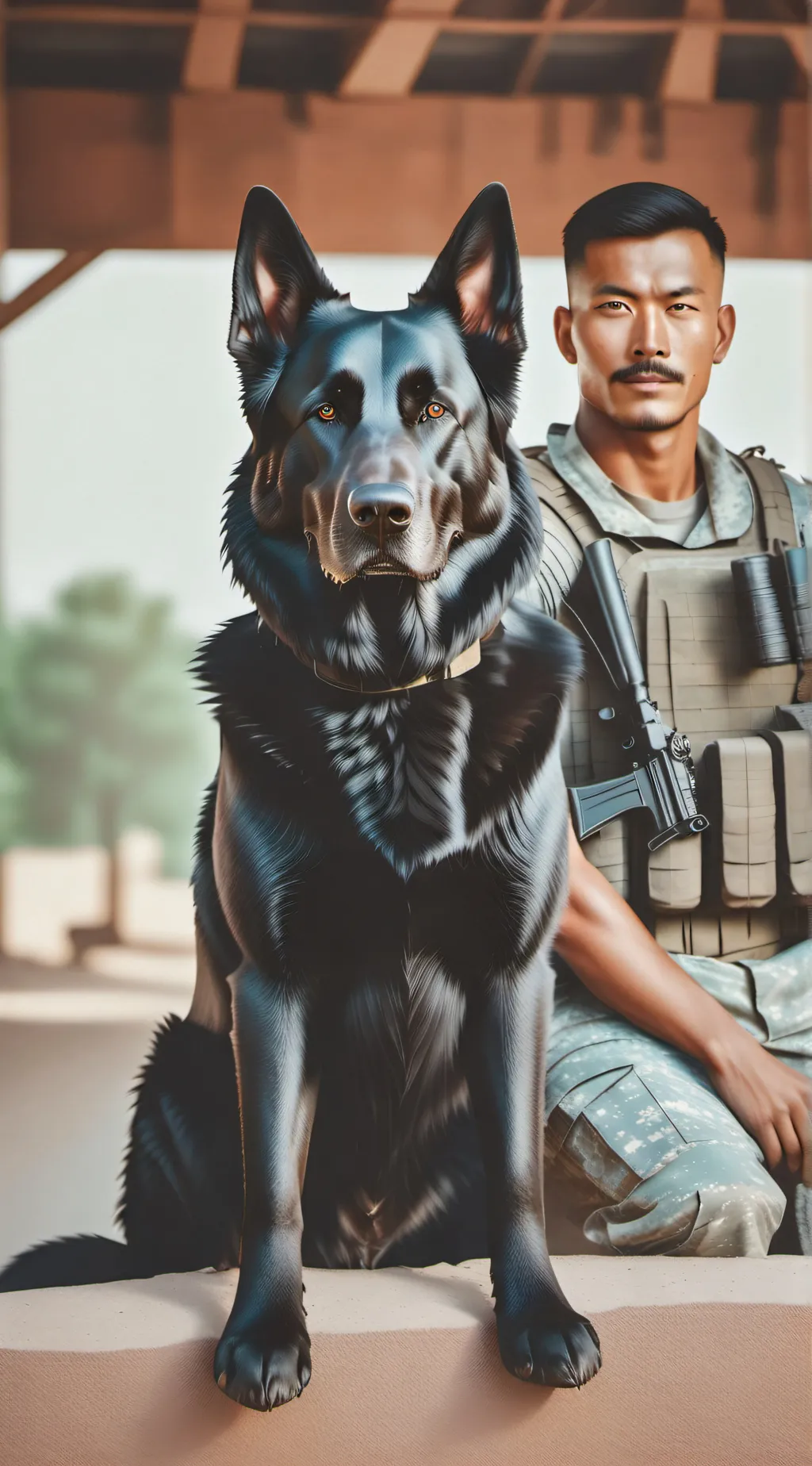 ai character: my army owner background