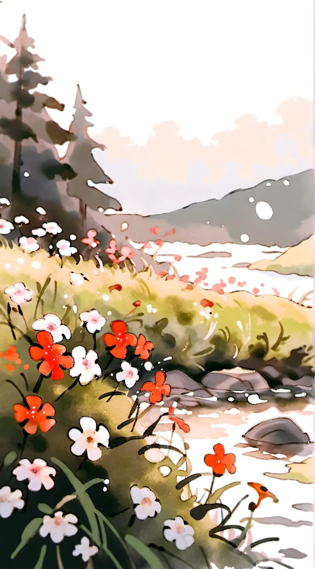 ai character: grass background