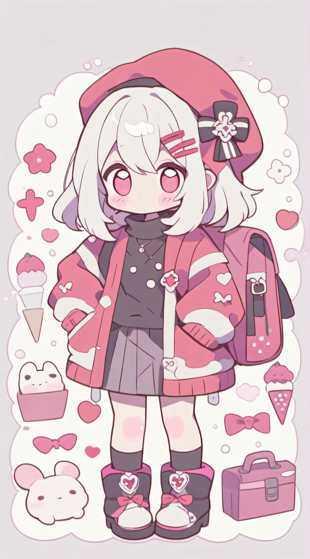 ai character: Alastor. misscircl background