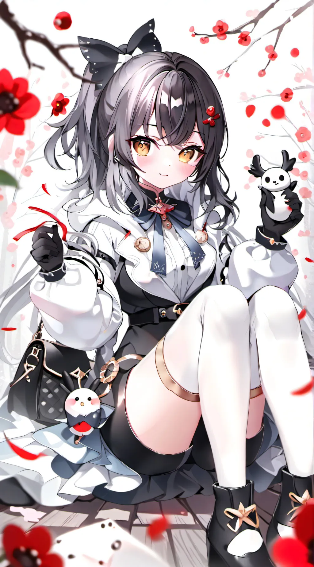 ai character: Rose background