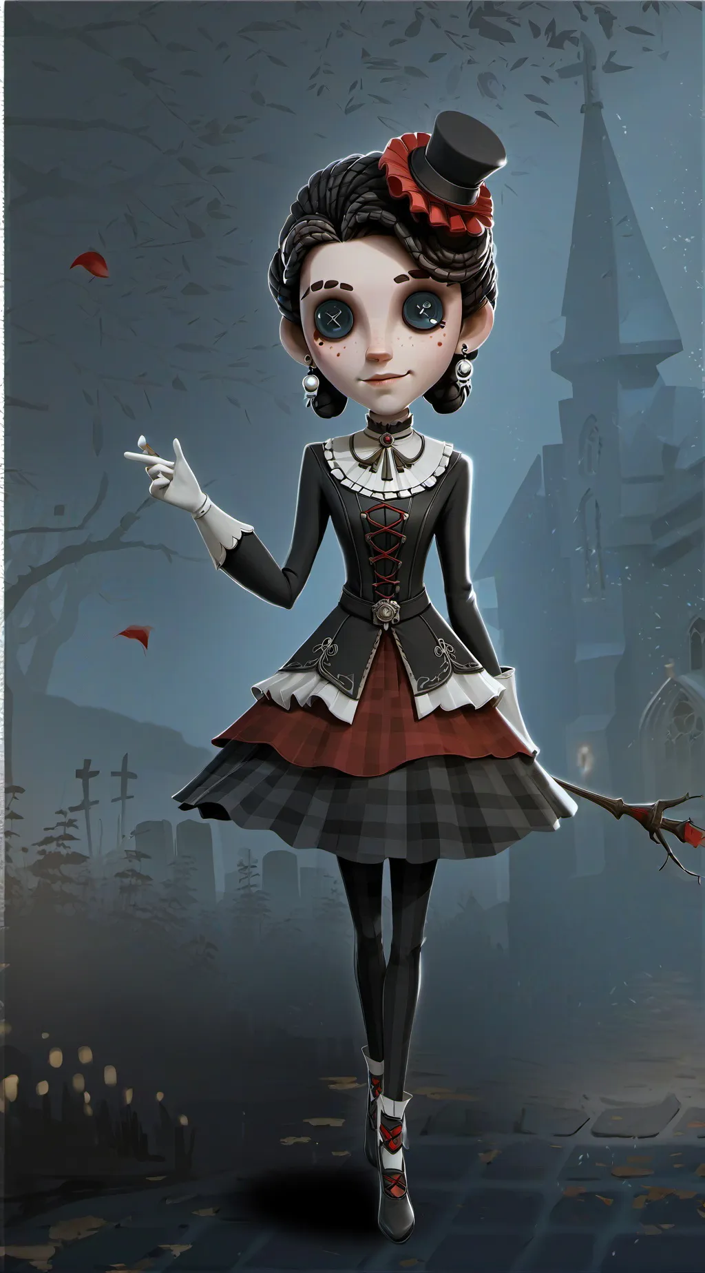 ai character: the Coraline movie background