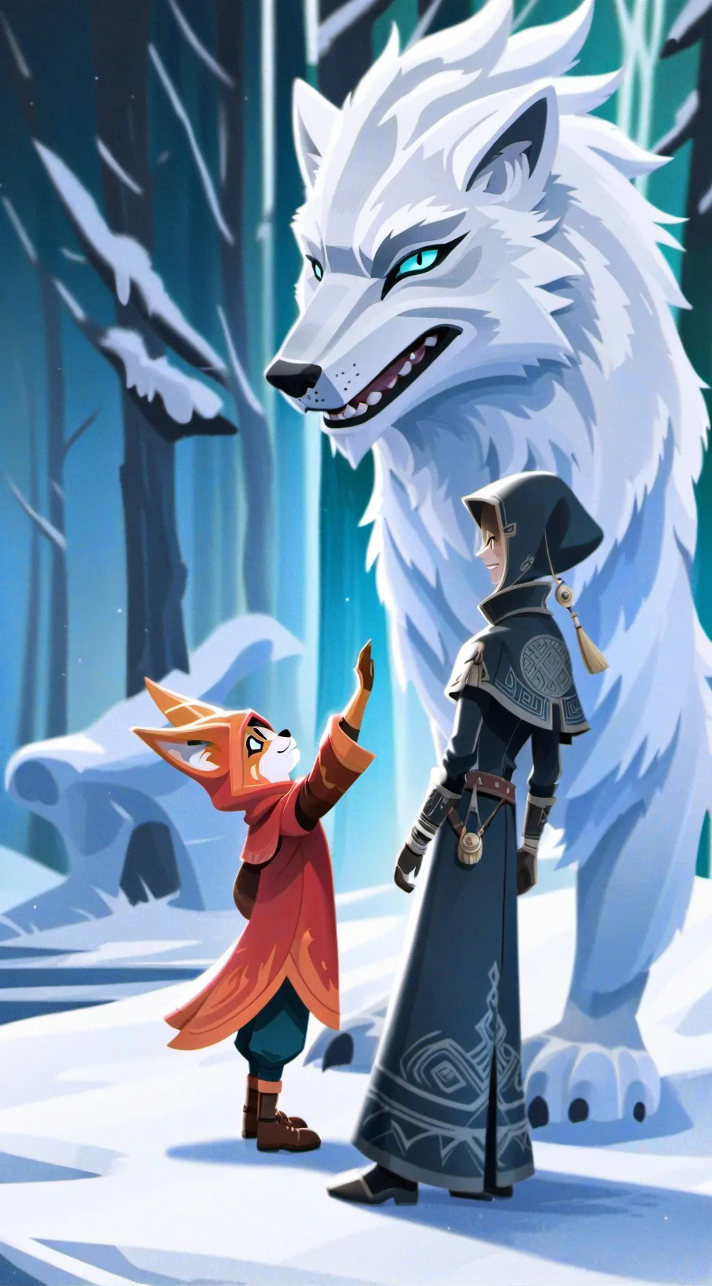 ai character: A Forest  background