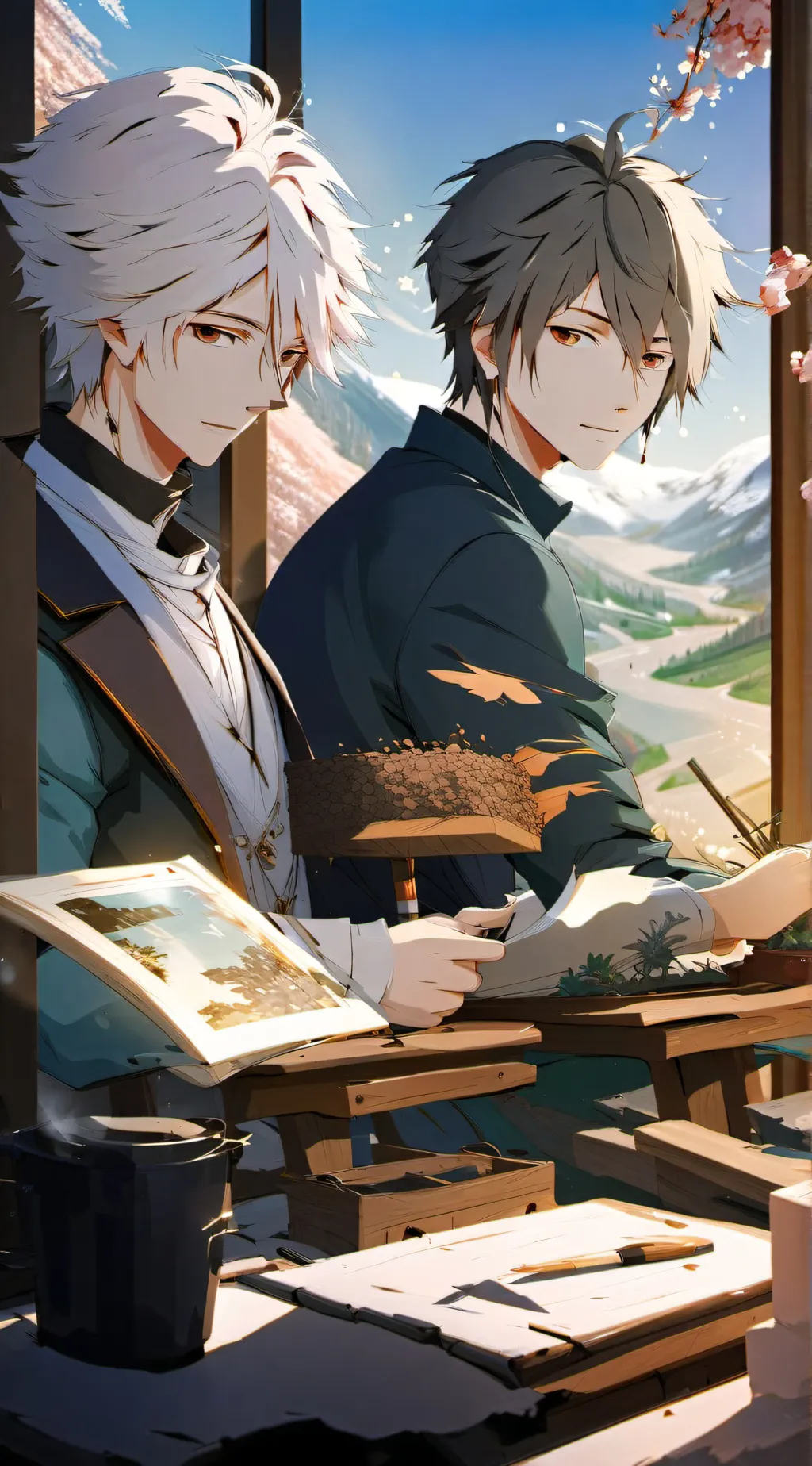 ai character: ethan and Tyler background