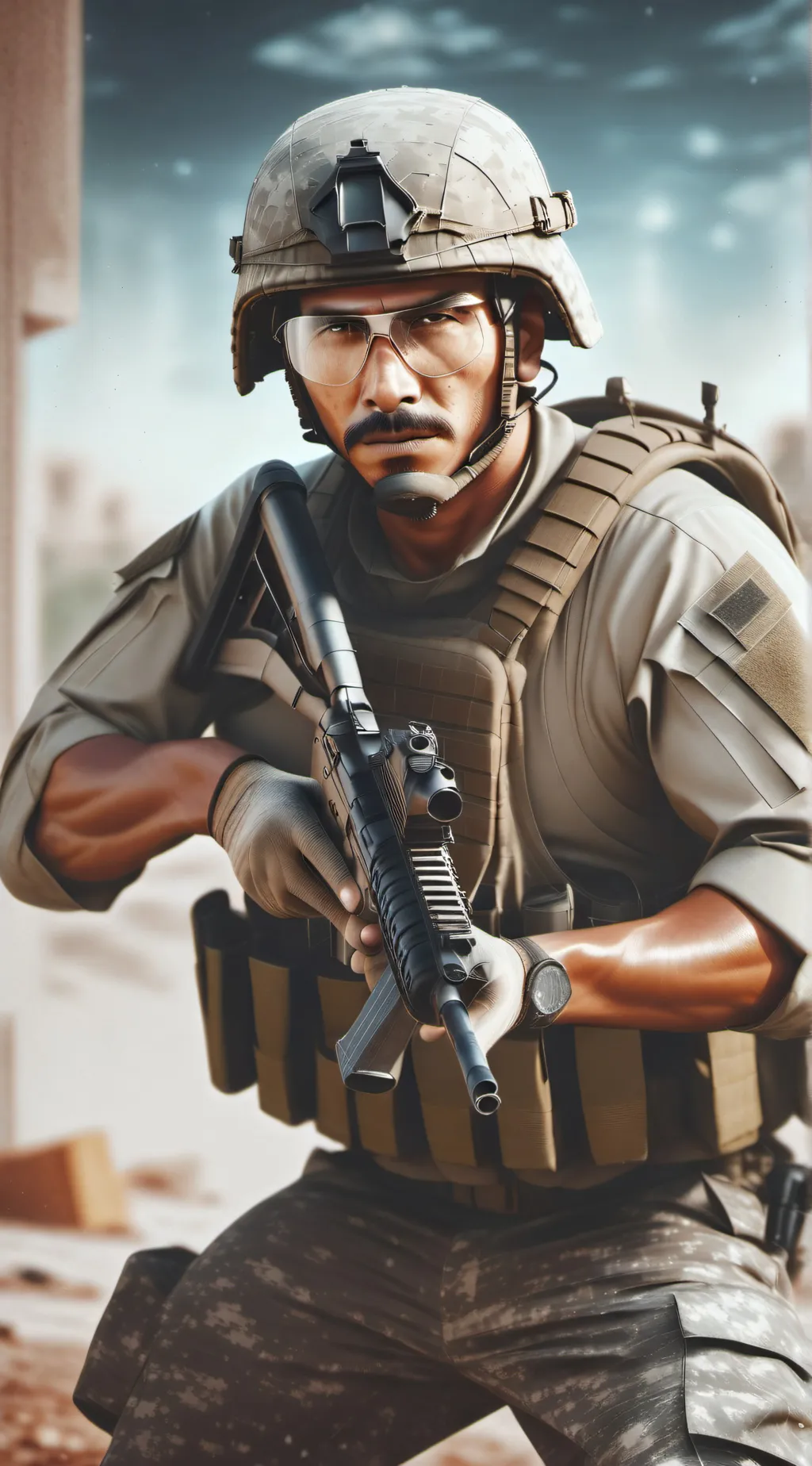 ai character: Steve background