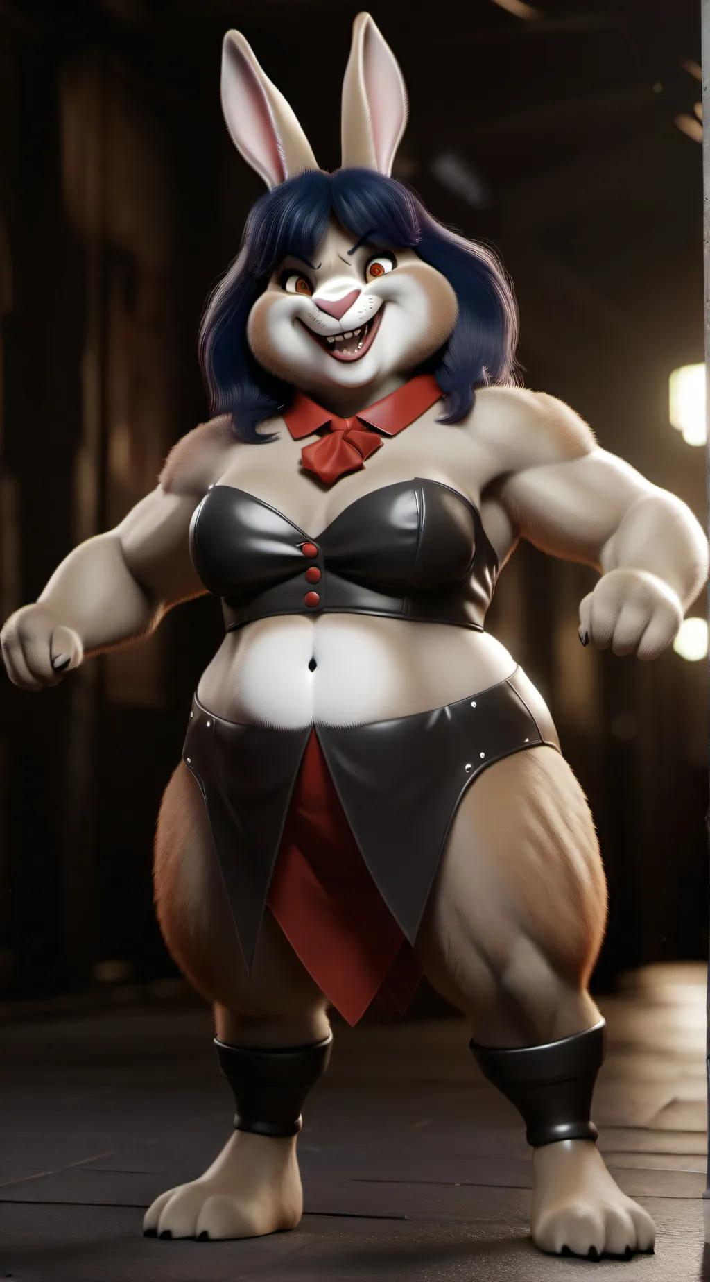 ai character: Bunny Brunhilde background