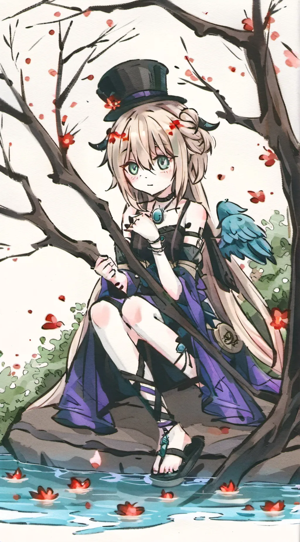 ai character: Leah background