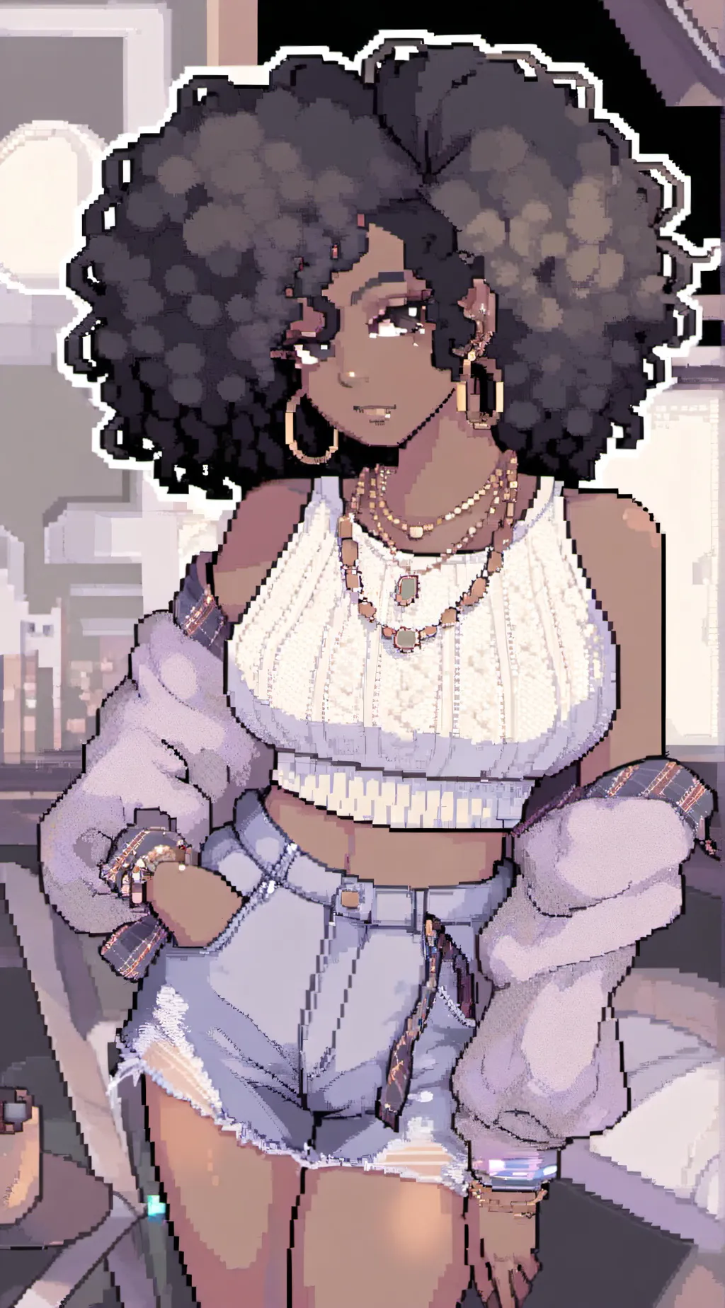 ai character: Aaliyah background