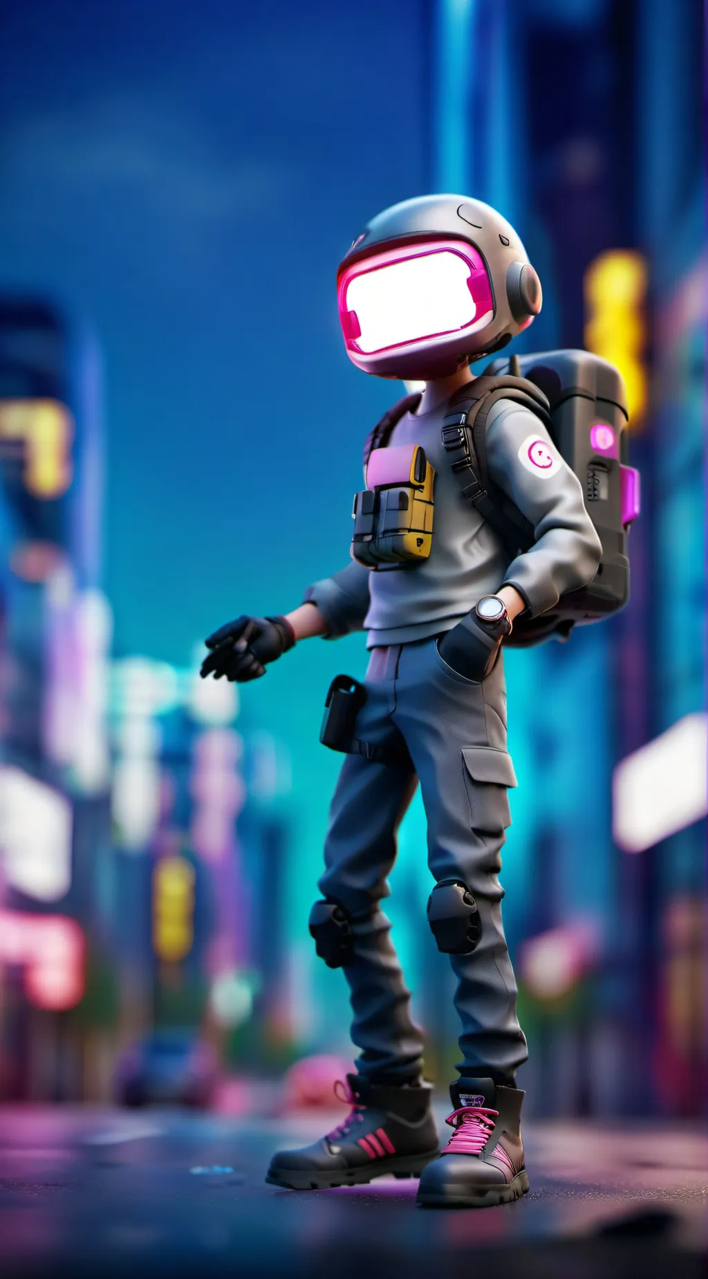 ai character: aura background