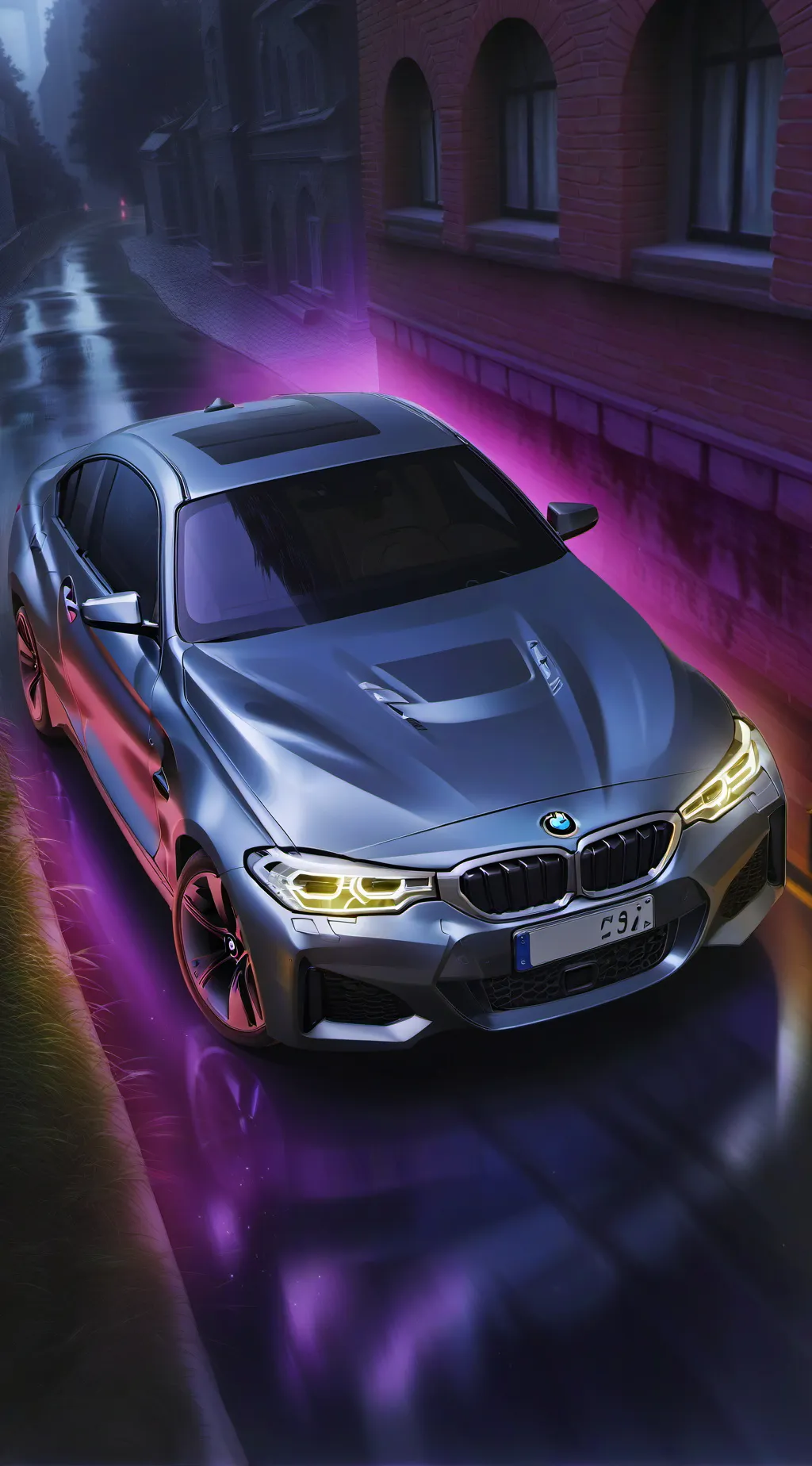 ai character: BMW m6 background