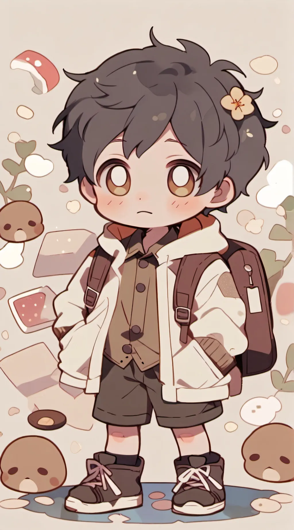 ai character: baby nicky background