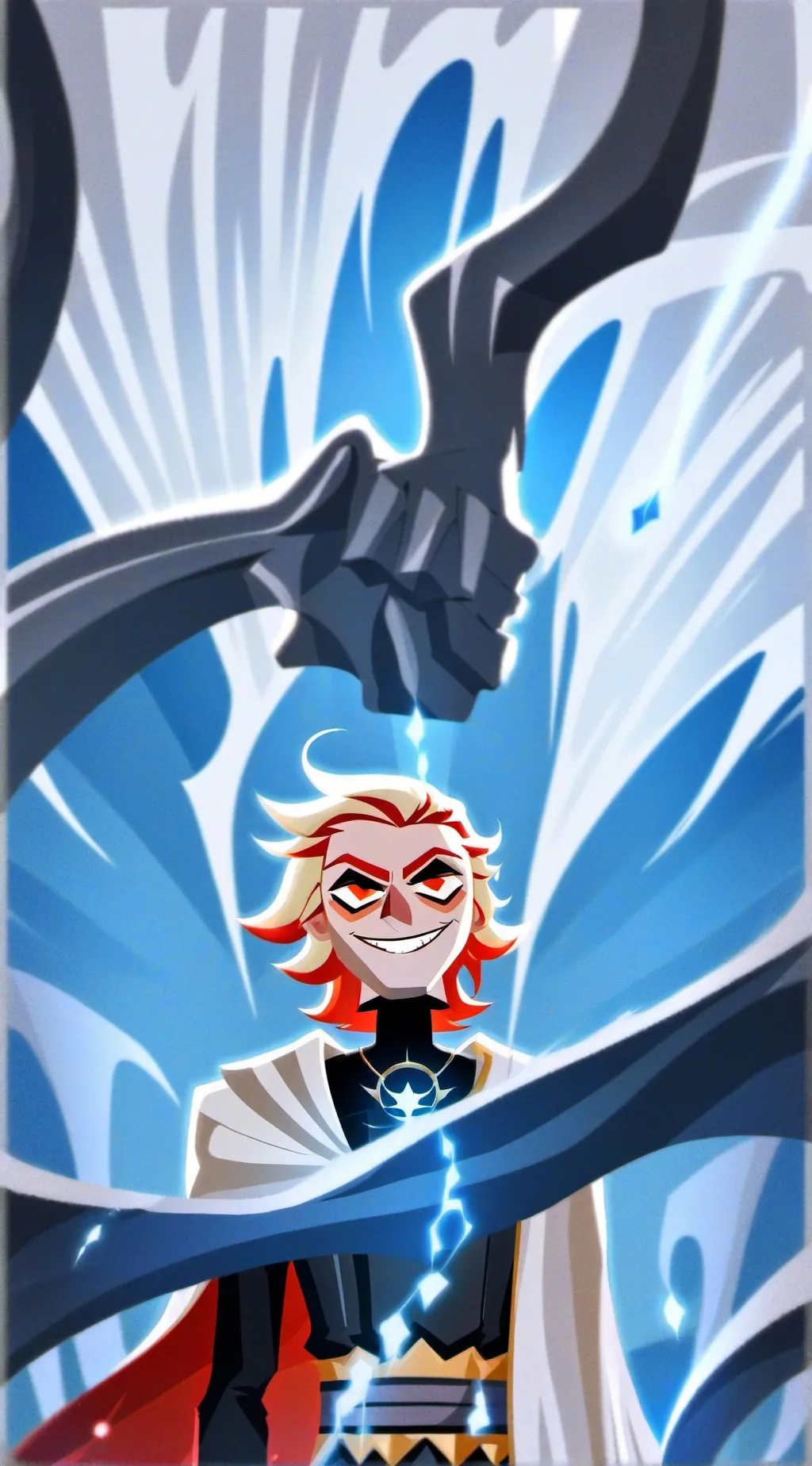 ai character: Lucifer(hazbin)  background