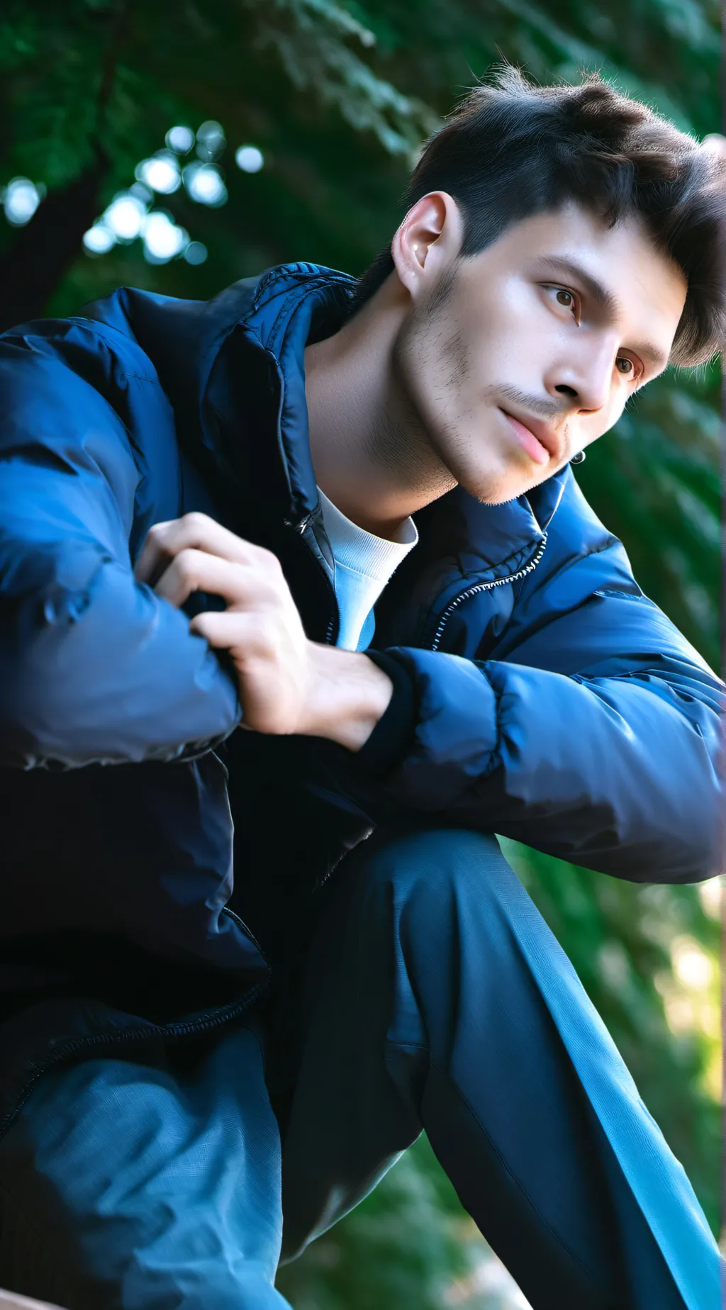 ai character: Young background