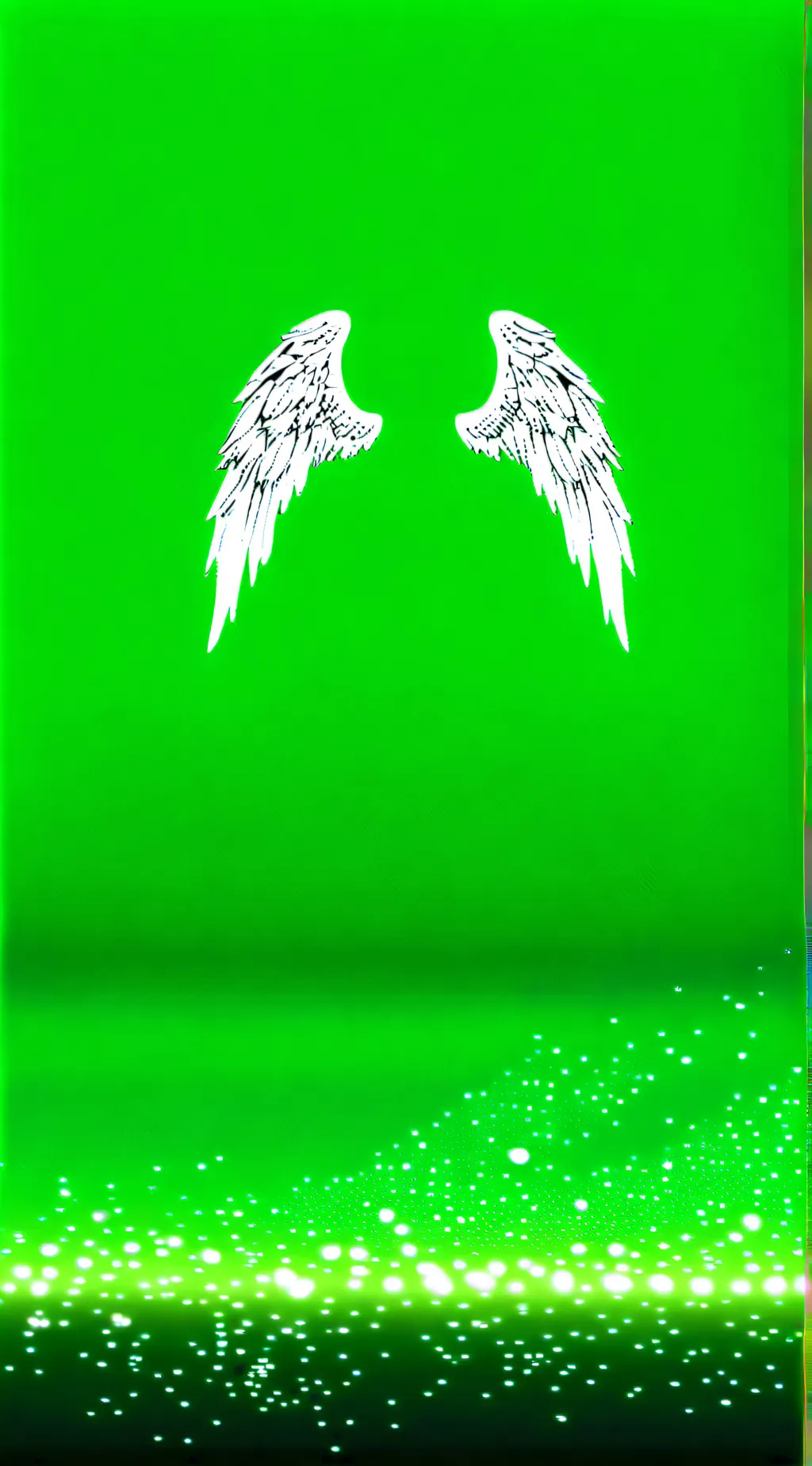 ai character: Cursed wings background