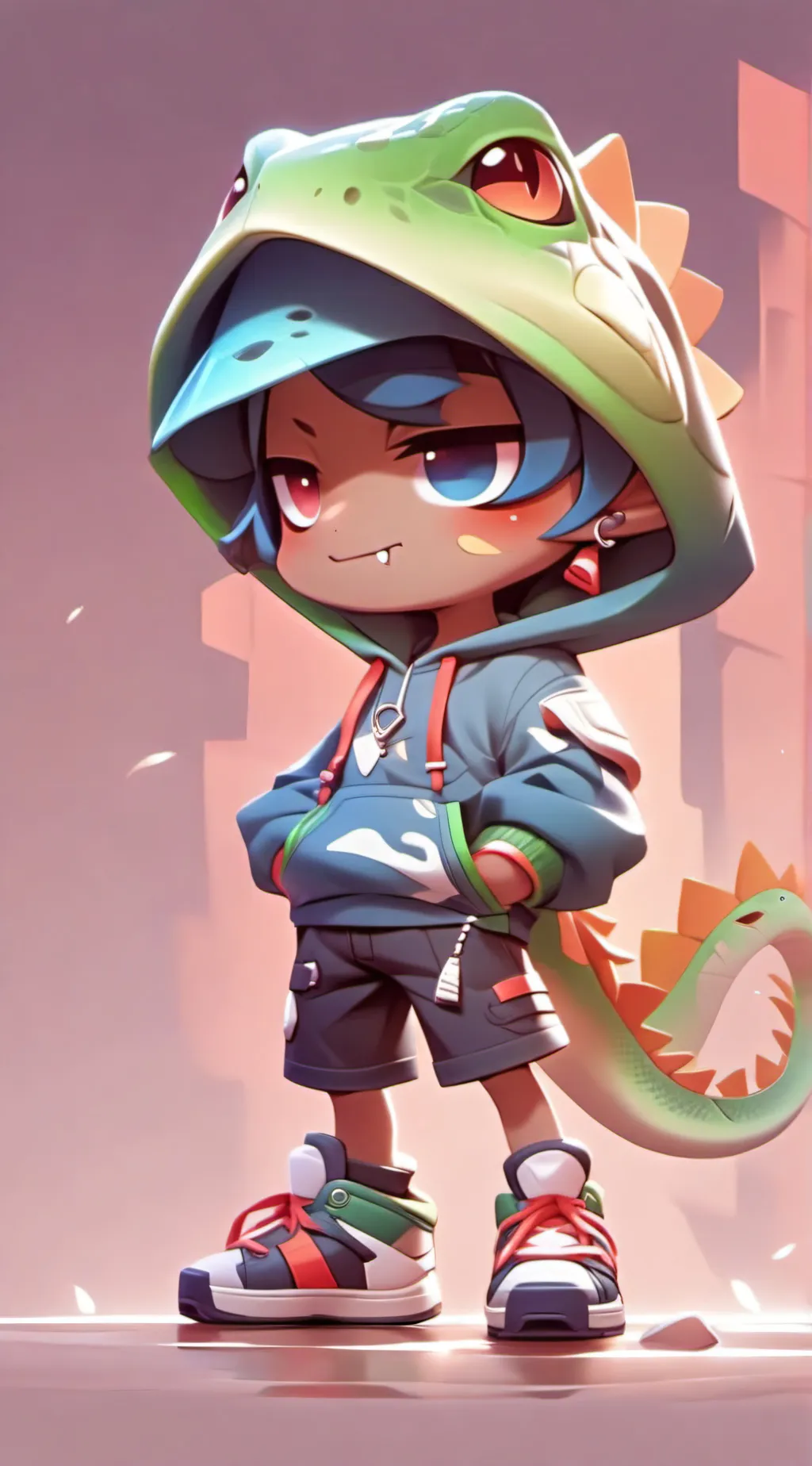 ai character: leon bs background