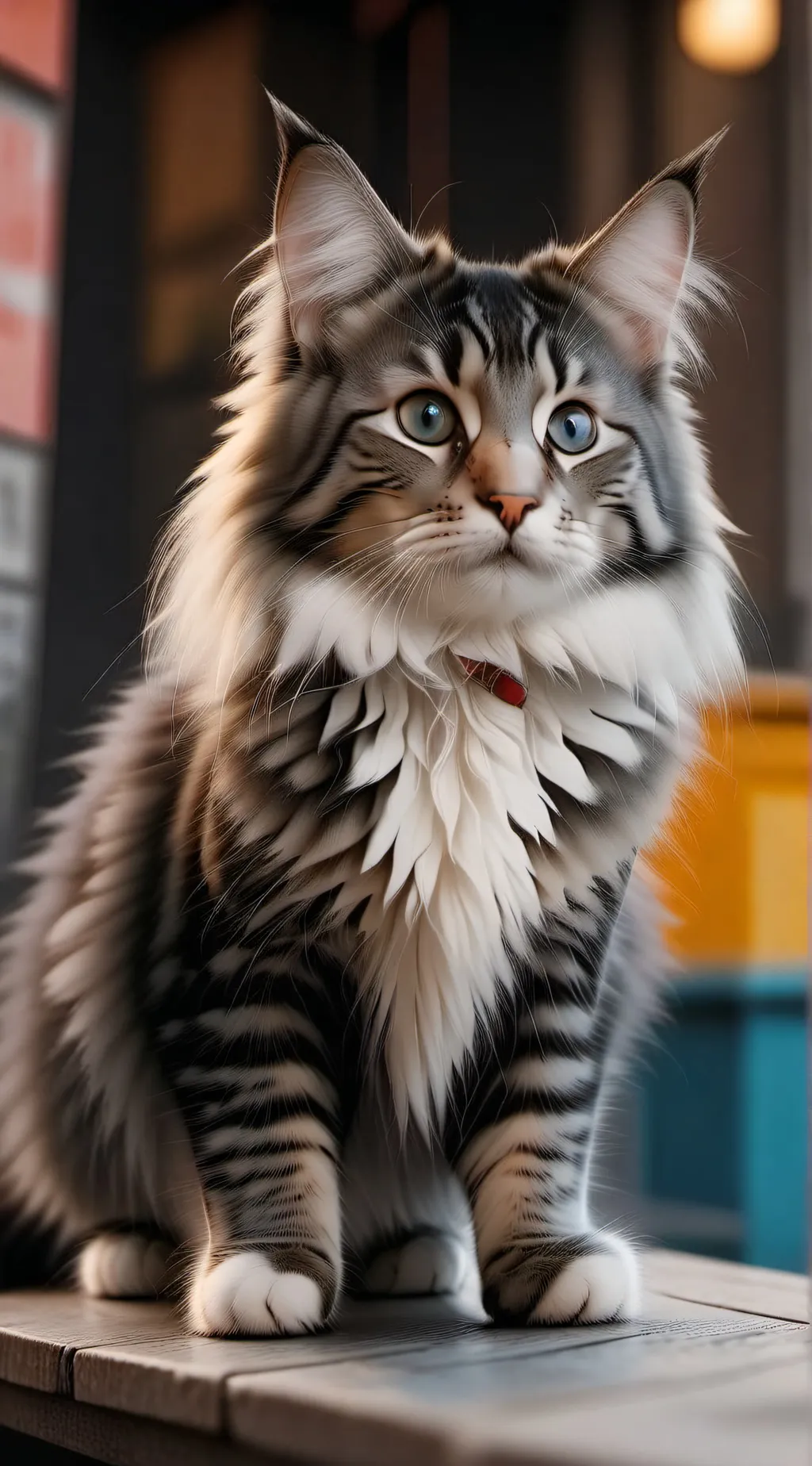 ai character: meowskers background