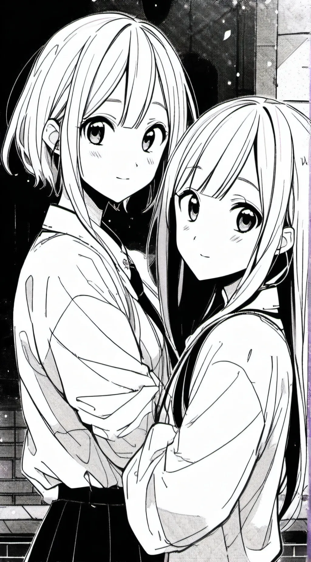 ai character: pinky kit,purple background