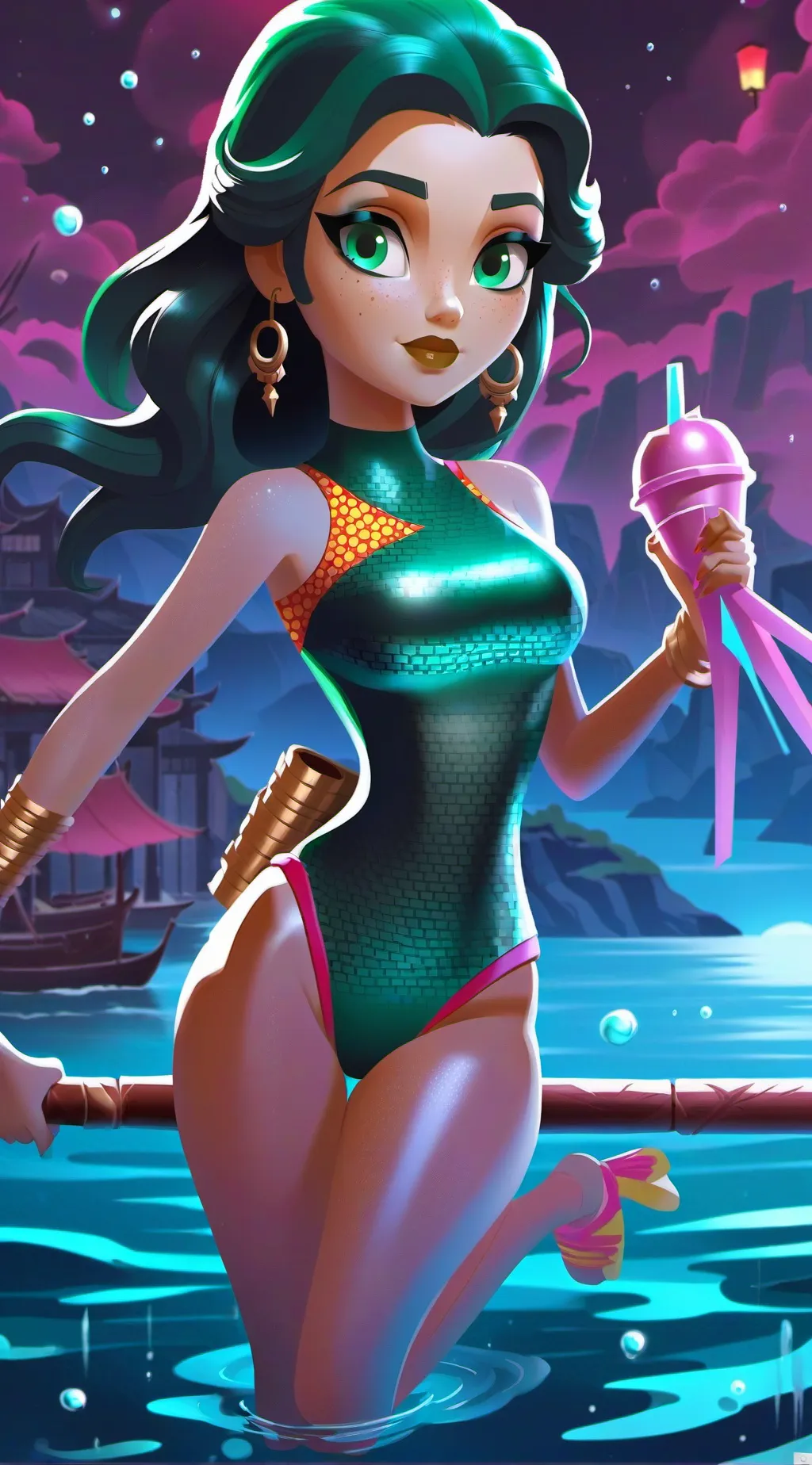 ai character: Inside out 2 background