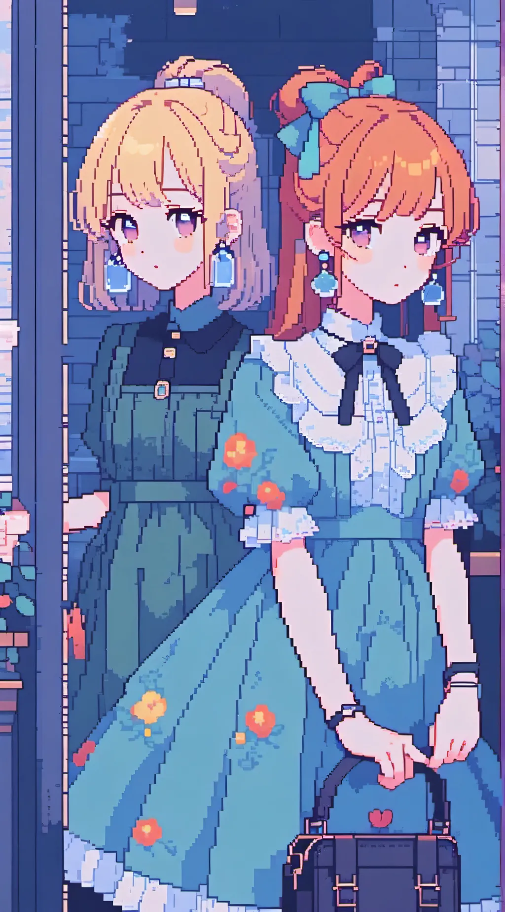 ai character: Power Puff Girls  background