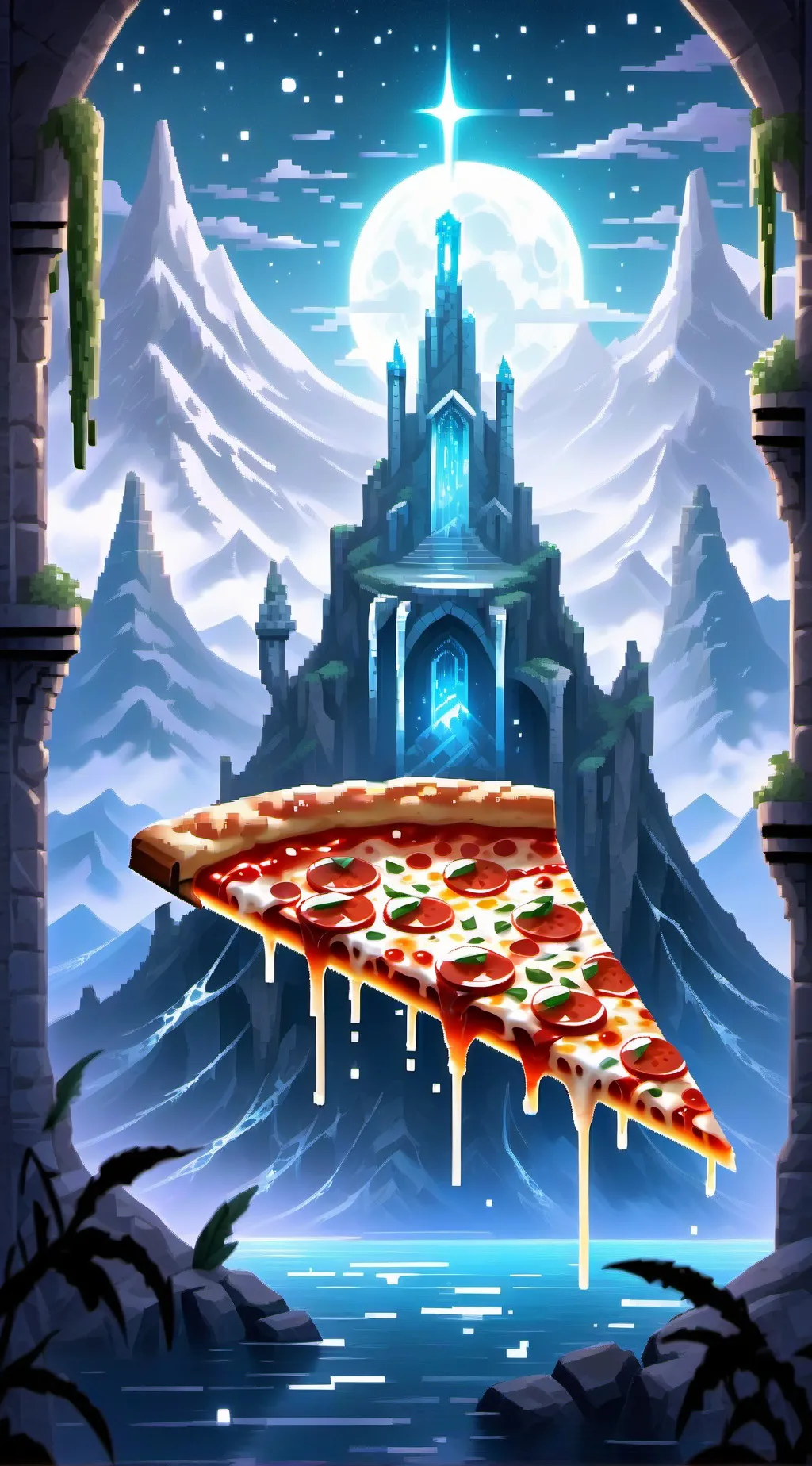 ai character: 🍕Pizza Slice🍕 background