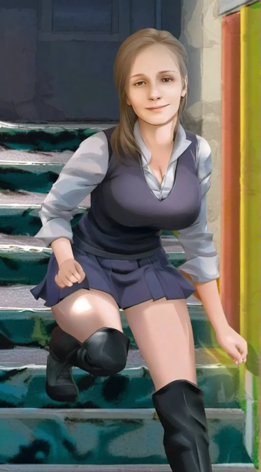 ai character: Ellie background