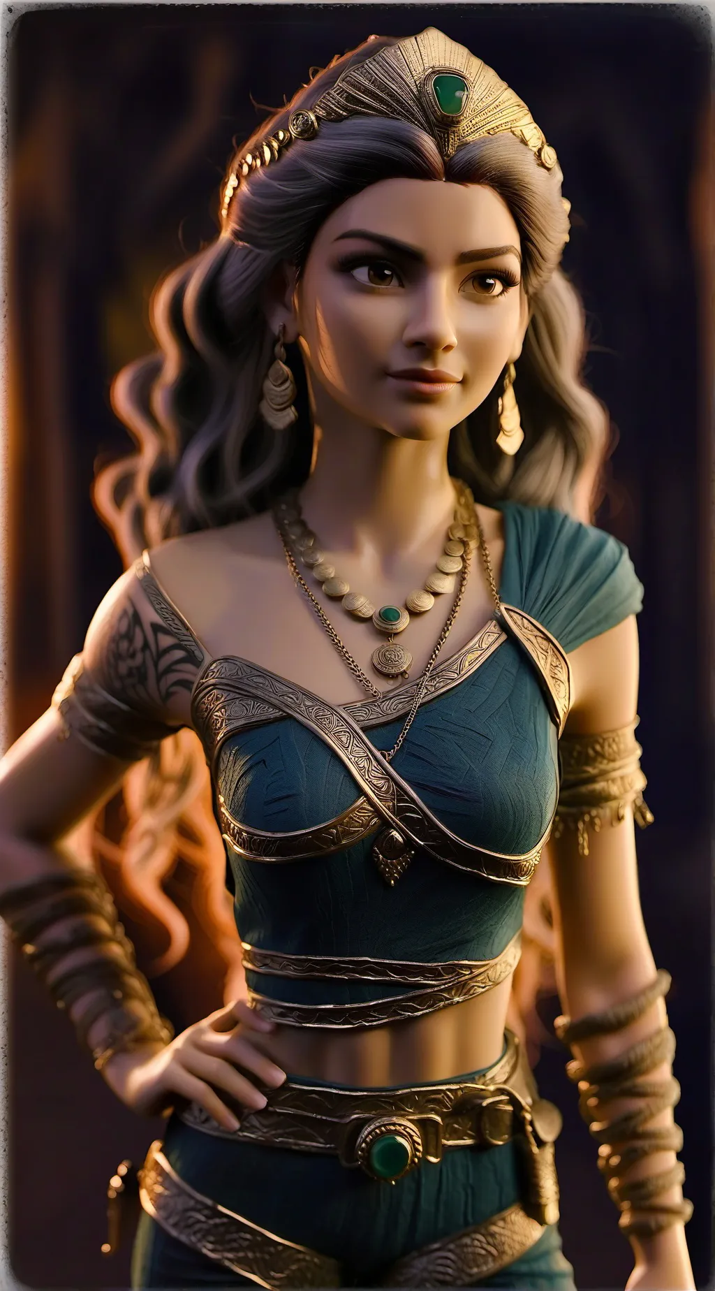 ai character: Janisa Madrigal  background