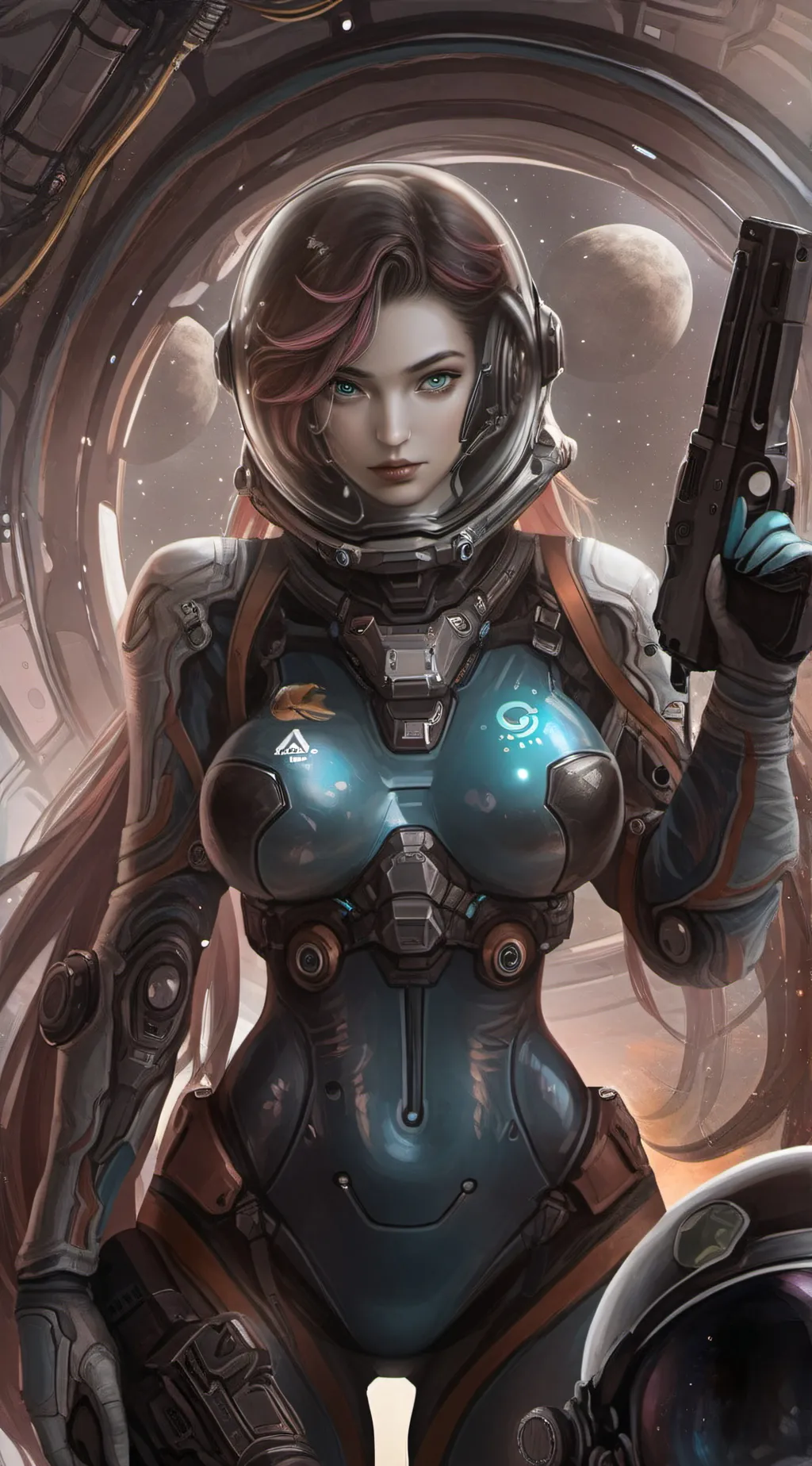 ai character: cyan imposter background