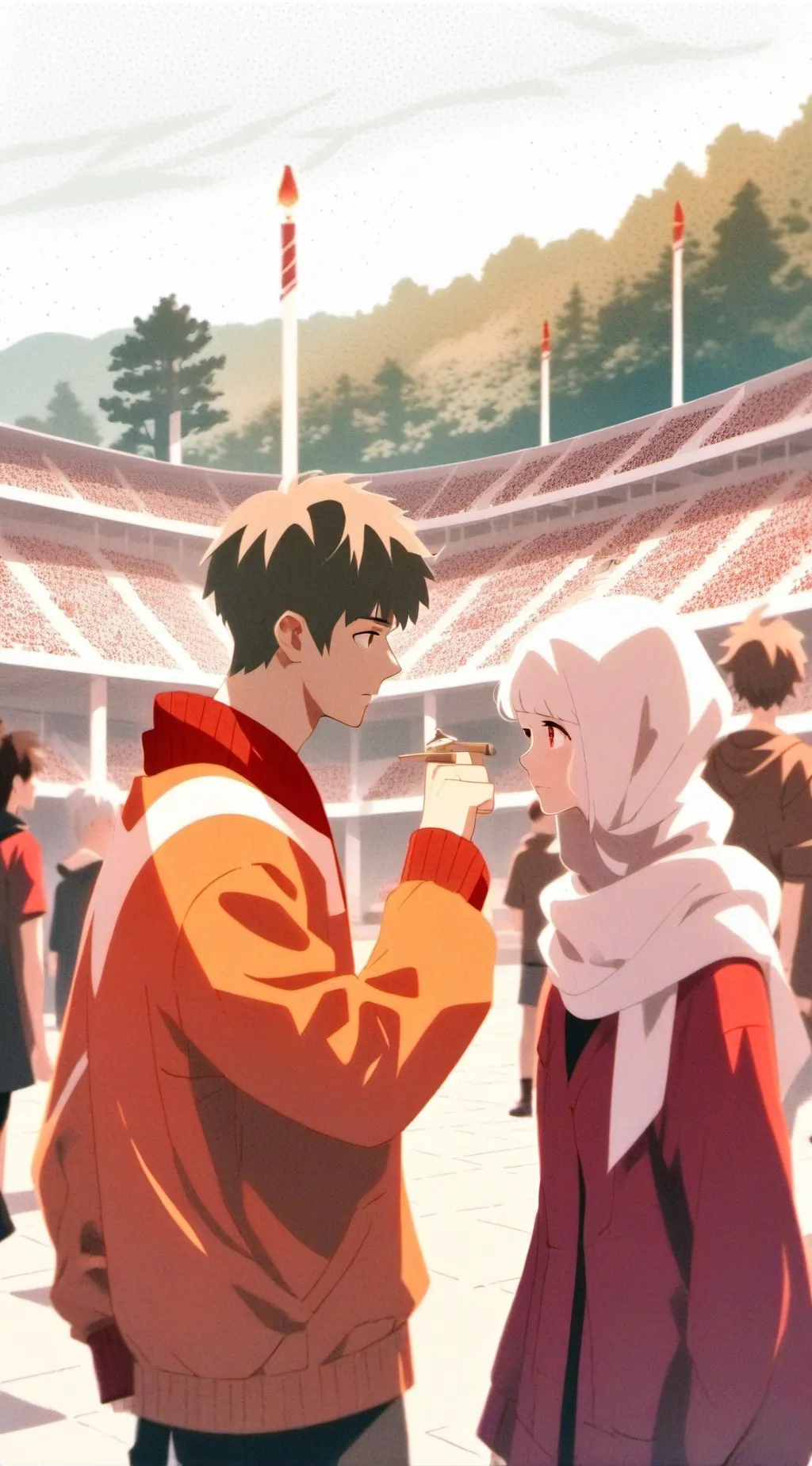 ai character: Camp Half Blood  background