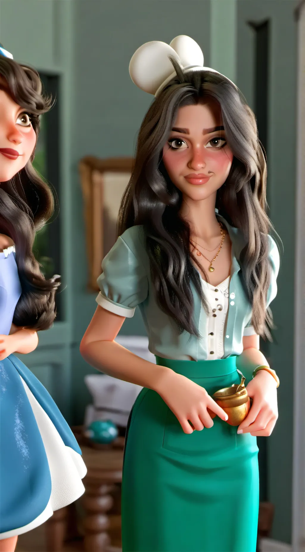 ai character: Ashley background