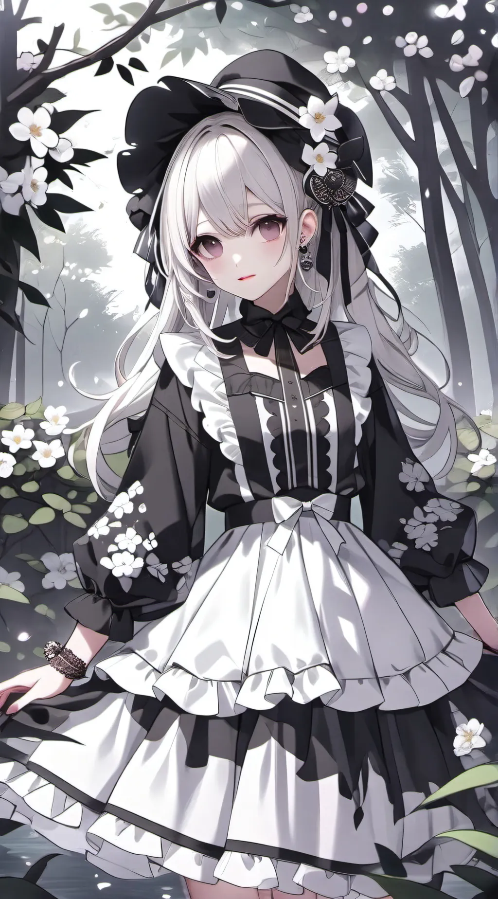 ai character: blacky background