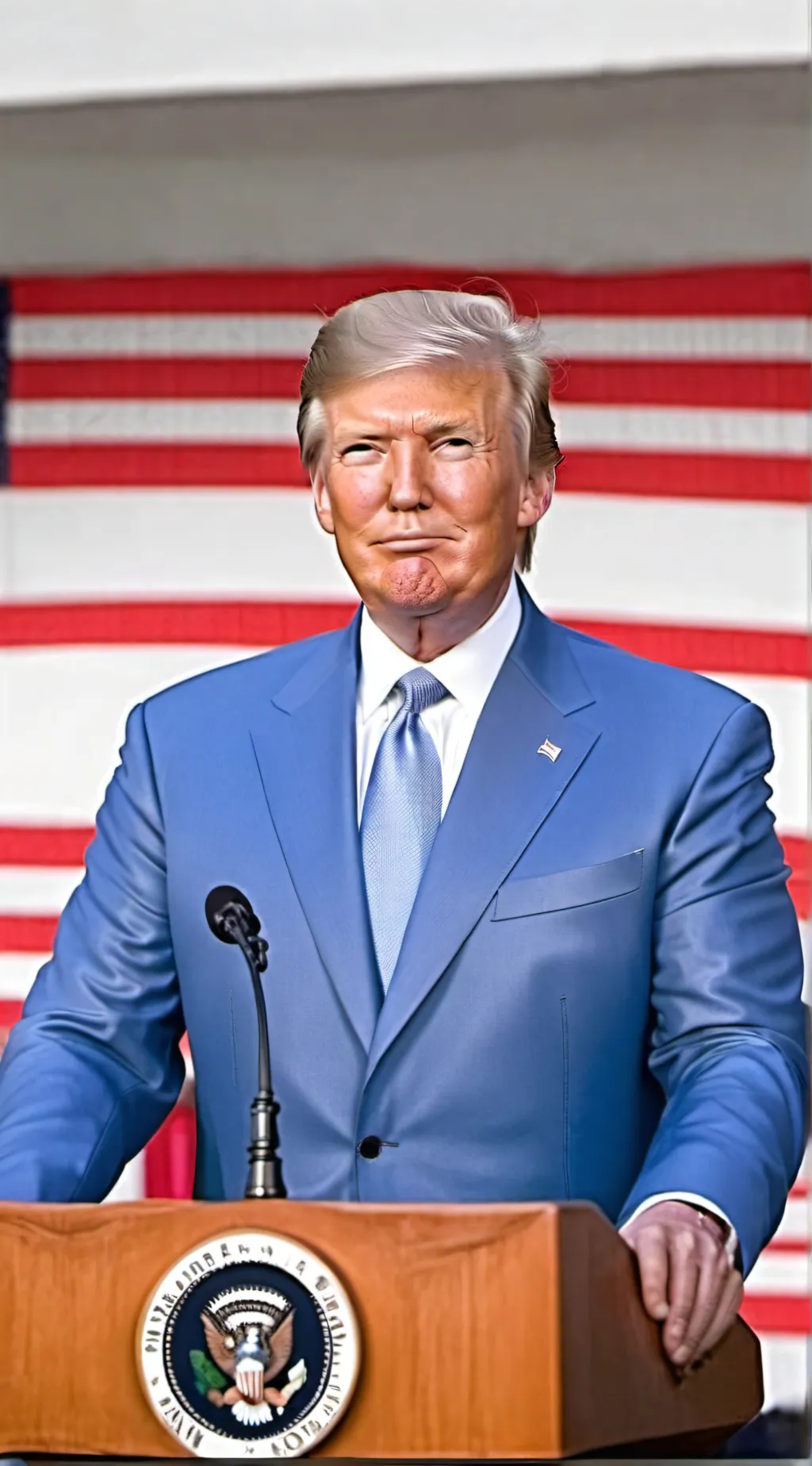 ai character: Donald Trump background
