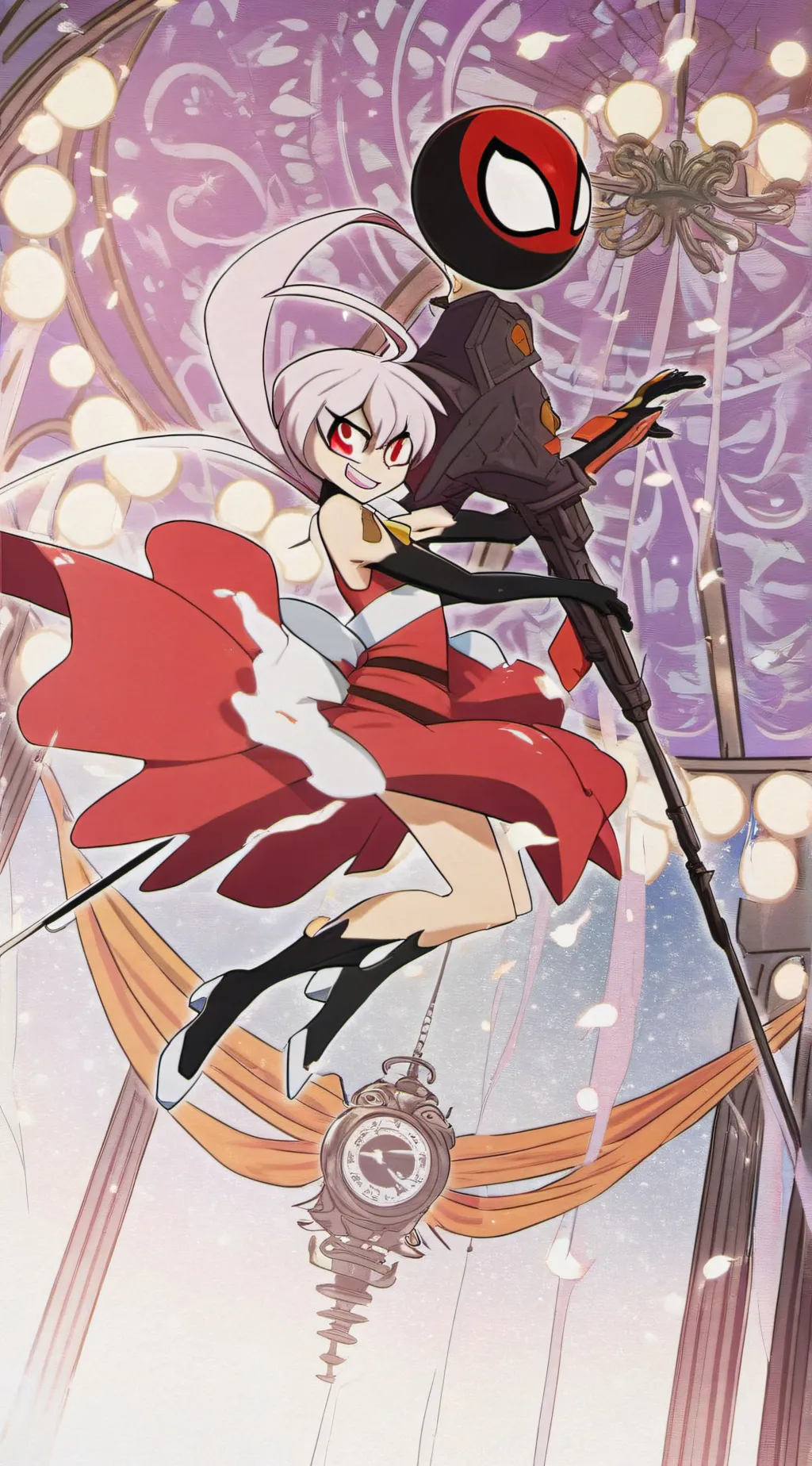 ai character: angle dust idk background