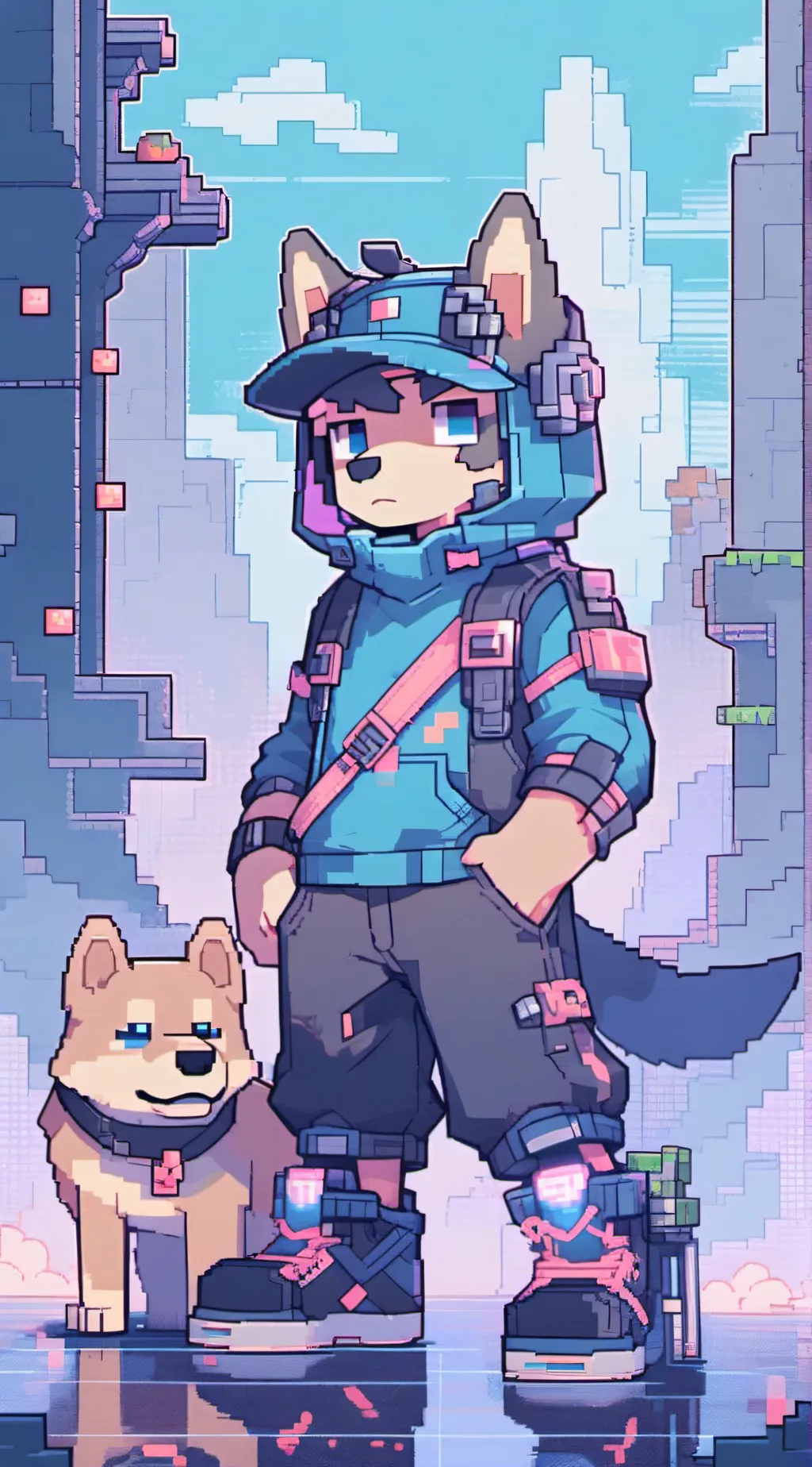 ai character: Omz background