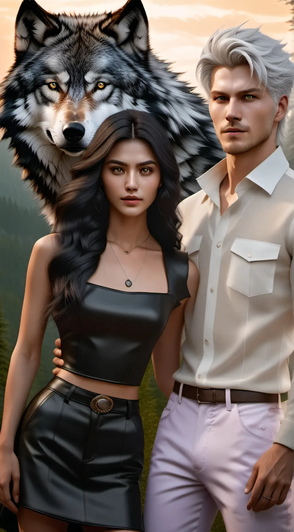 ai character: Damien  background