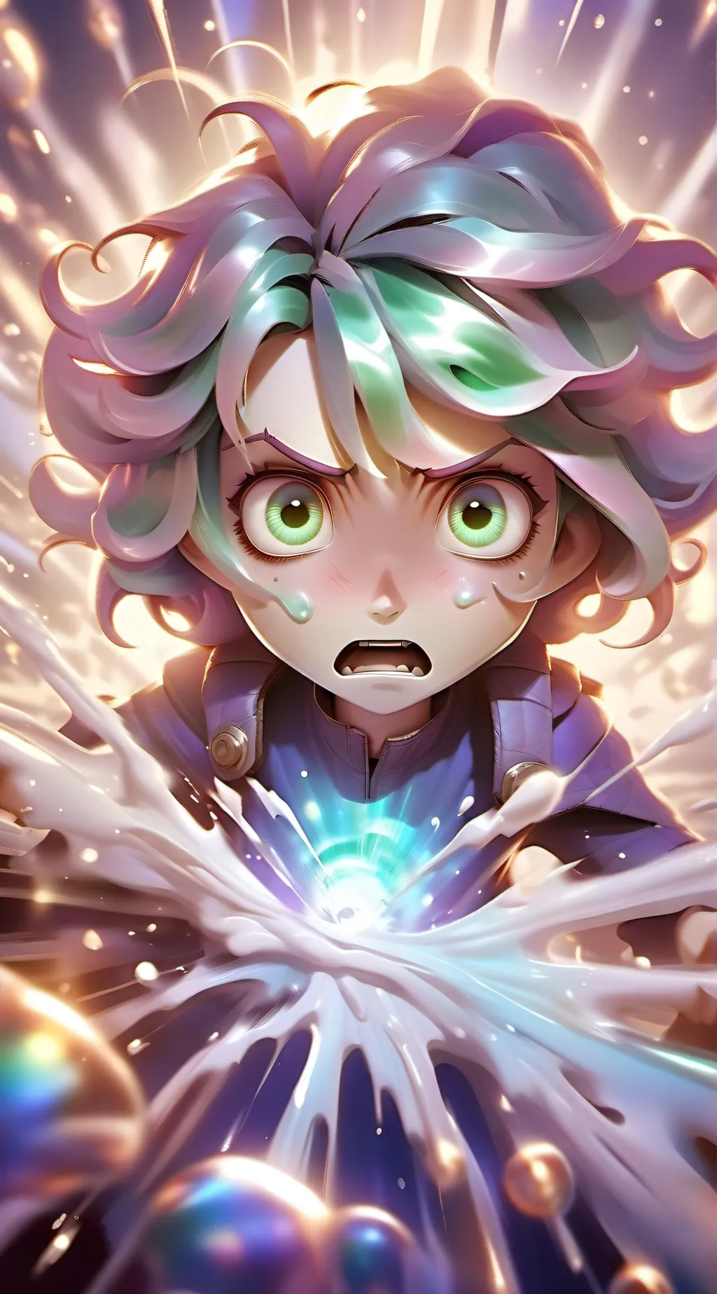 ai character: GIRL background