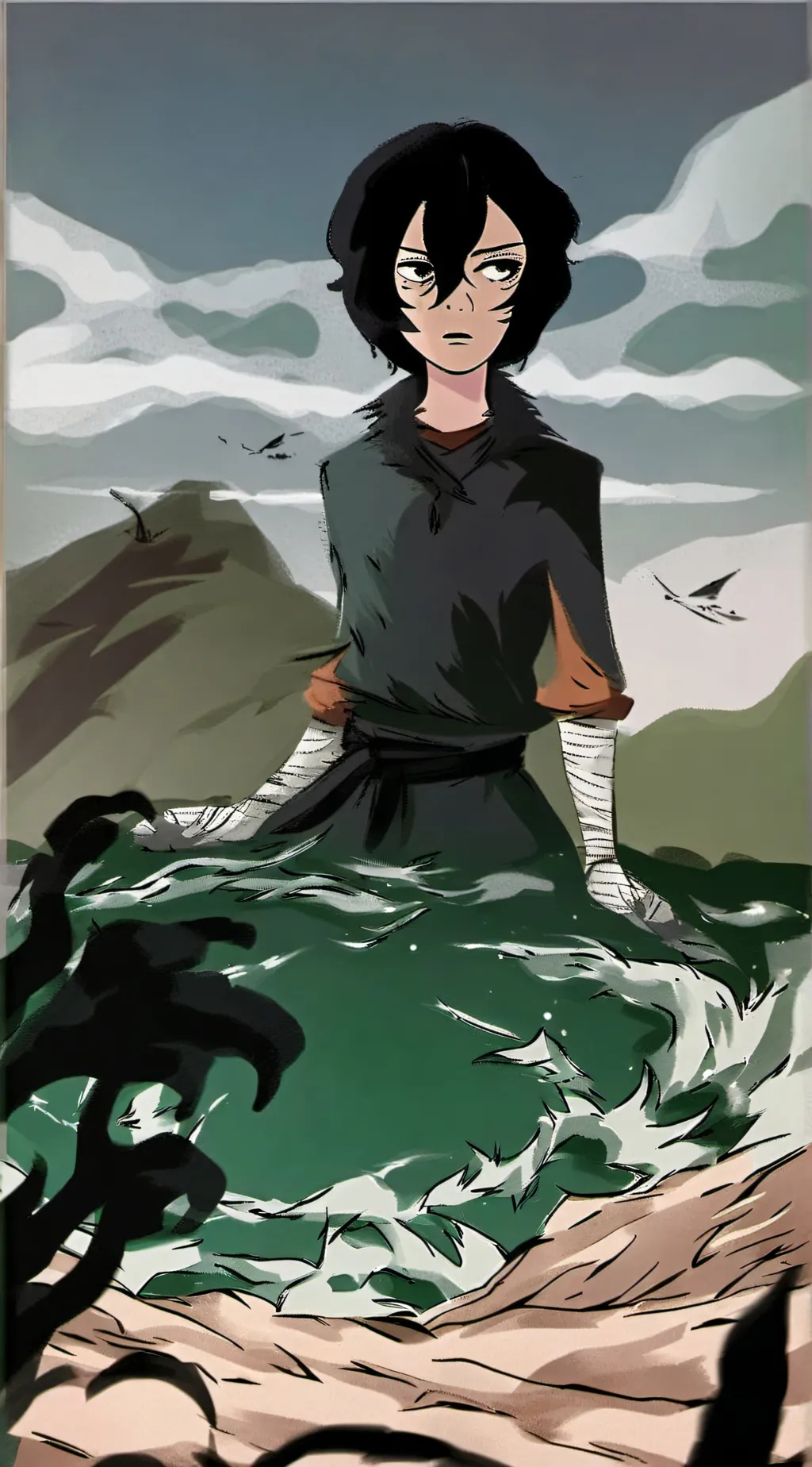 ai character: experiment Aizawa  background