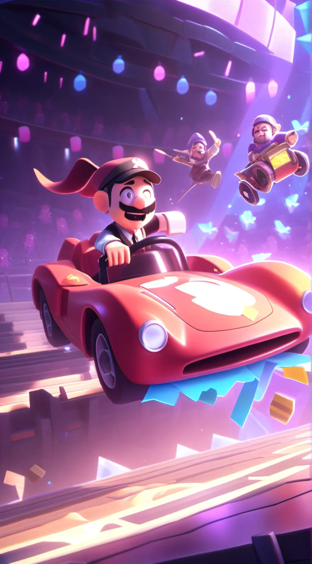 ai character: mha christmas background