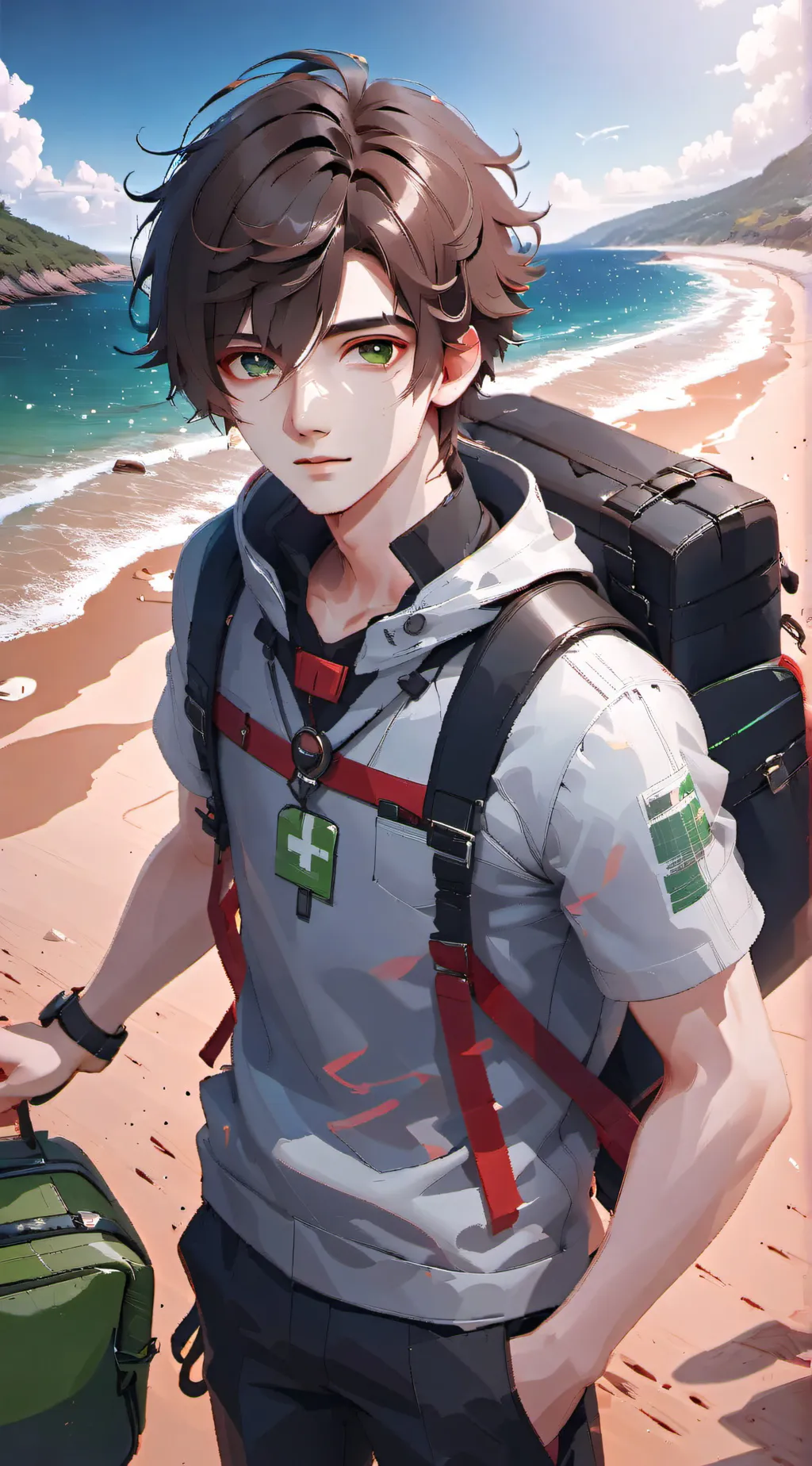 ai character: Leo background