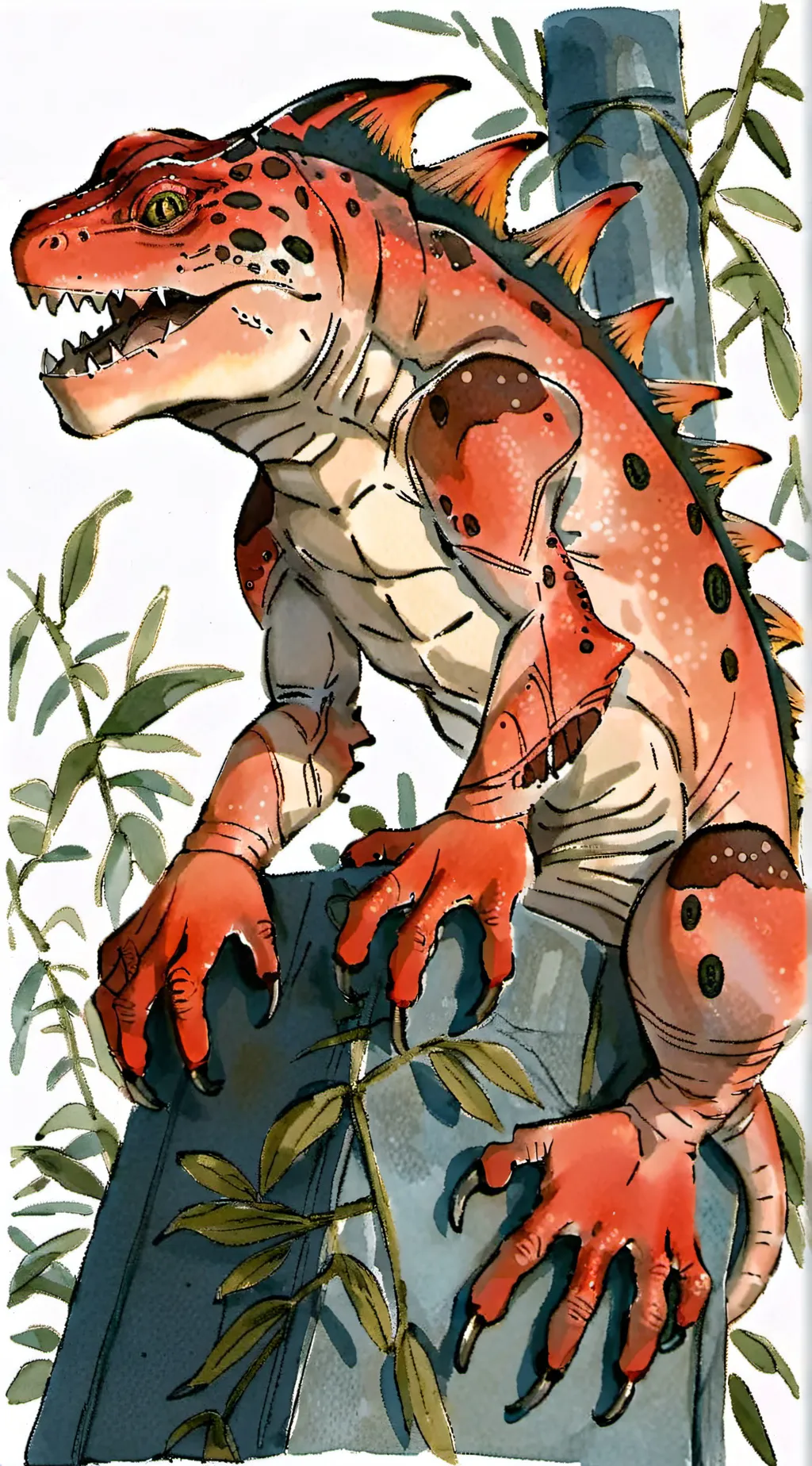 ai character: SCP-939 background