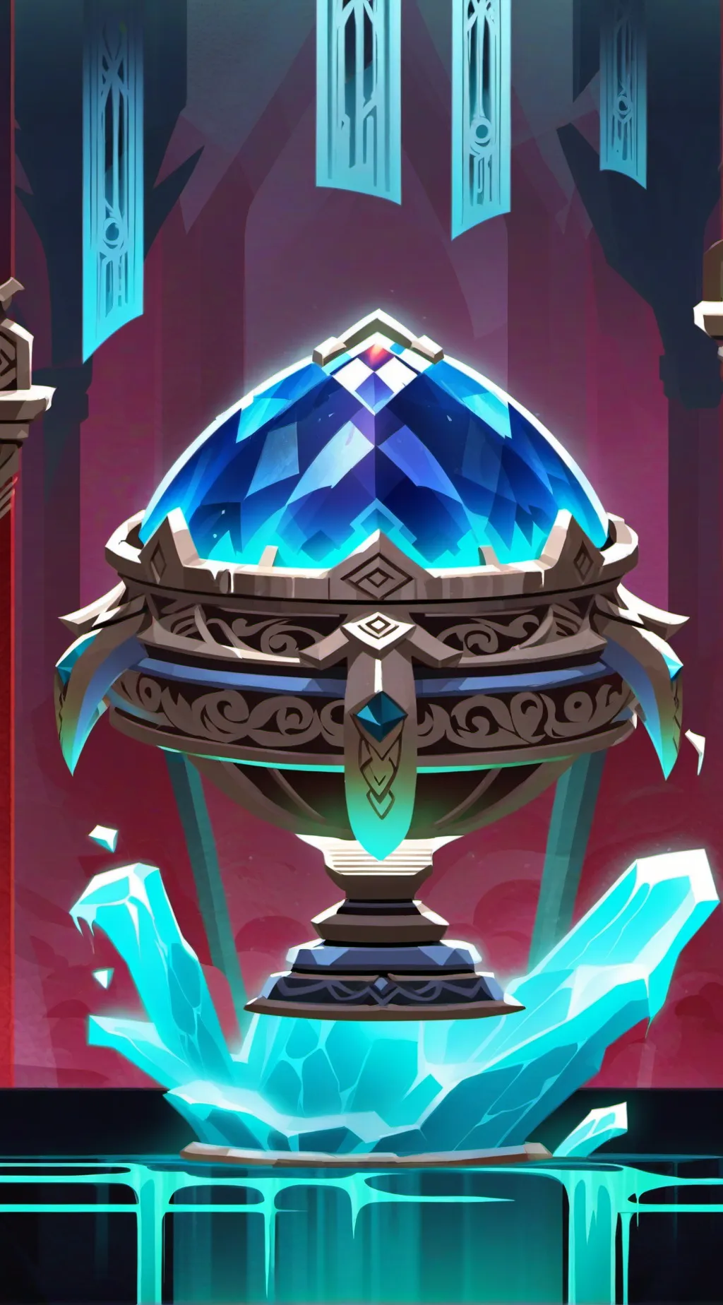 ai character: Rainbow friends  background