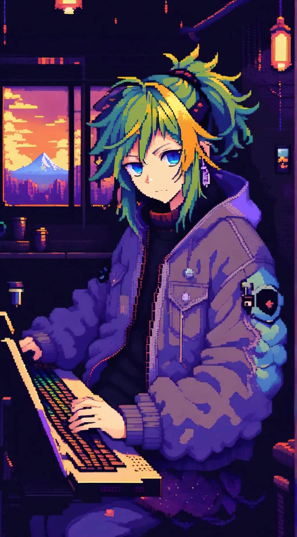 ai character: modern link background