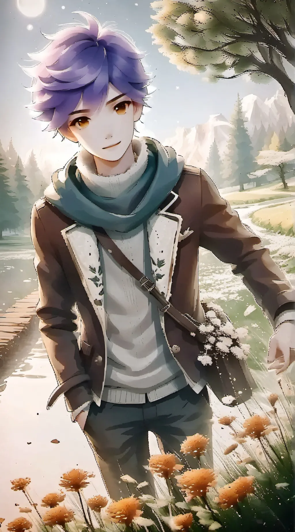 ai character: Percy  background