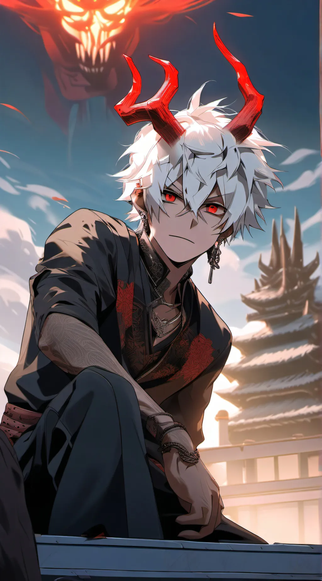ai character: Demon King background