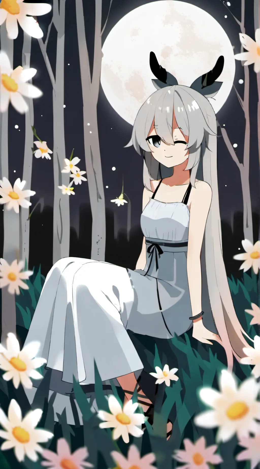 ai character: Luna background